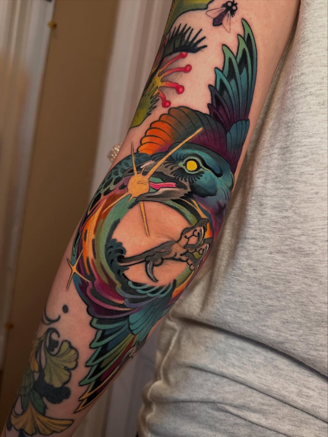 Tattoo by @grizzleyclaire — new_school, illustrative