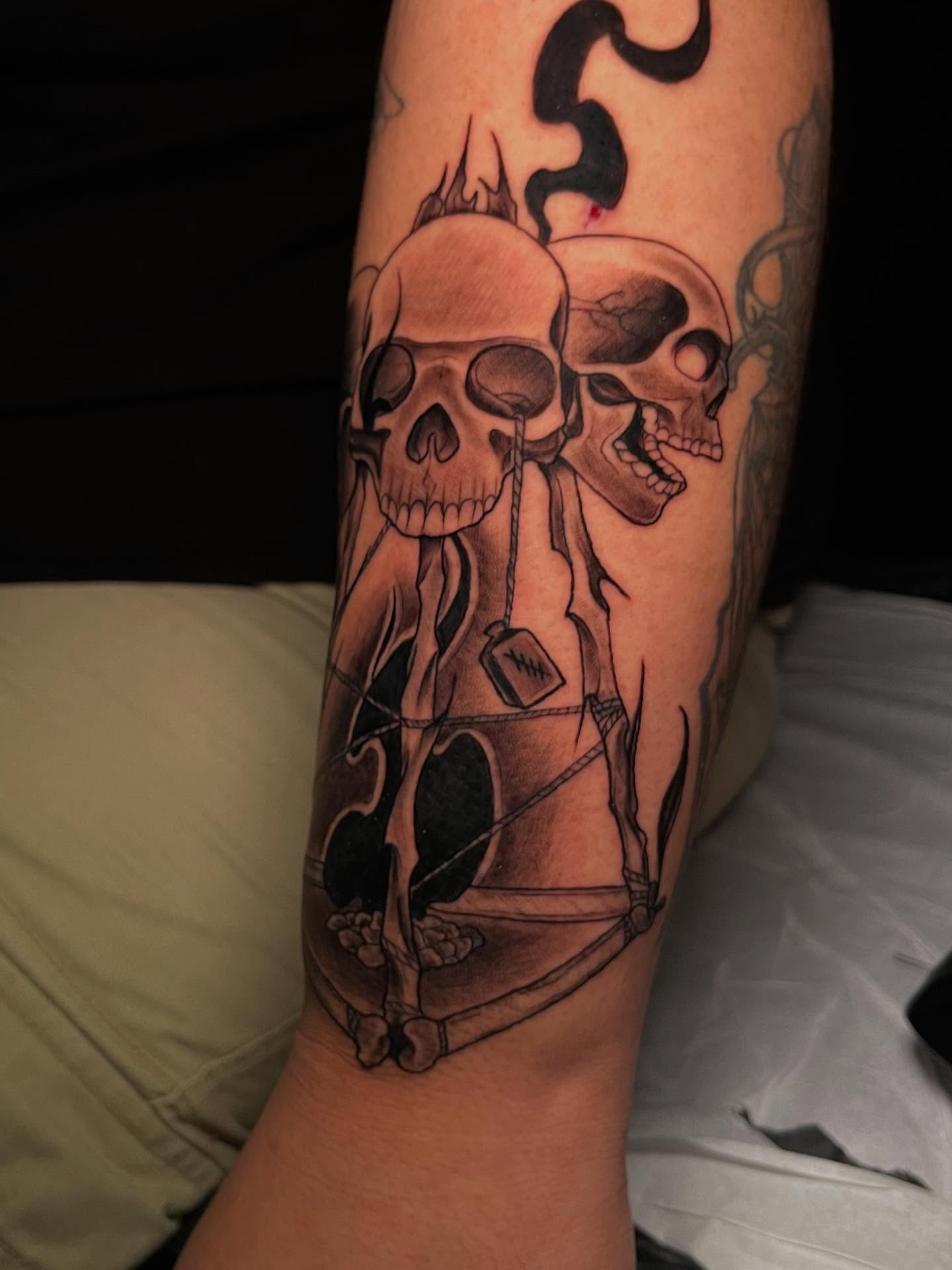 Tattoo by @wargski โ black_and_grey, realism
