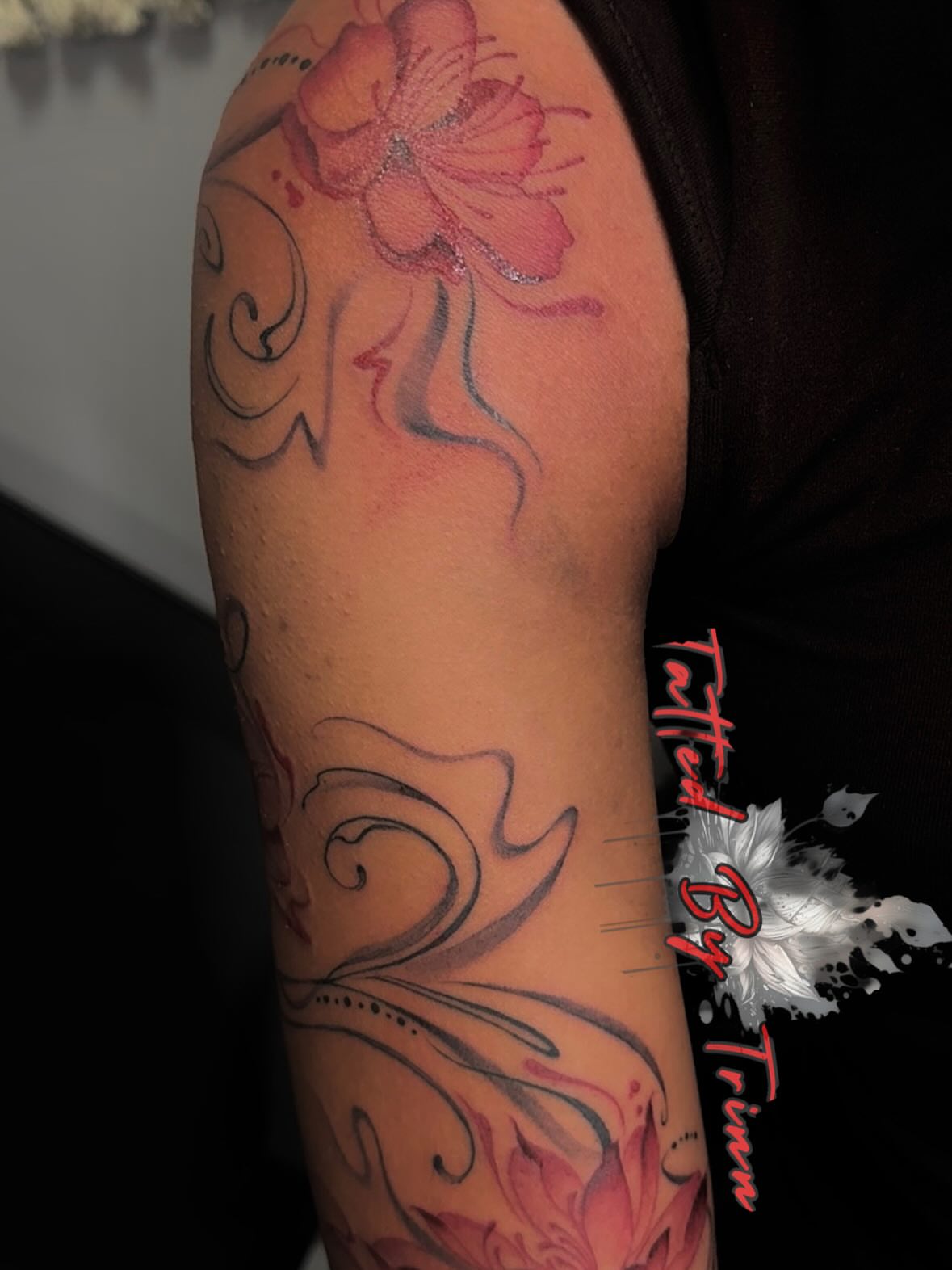 Tattoo by @tattedbytrinn — watercolor, new_school
