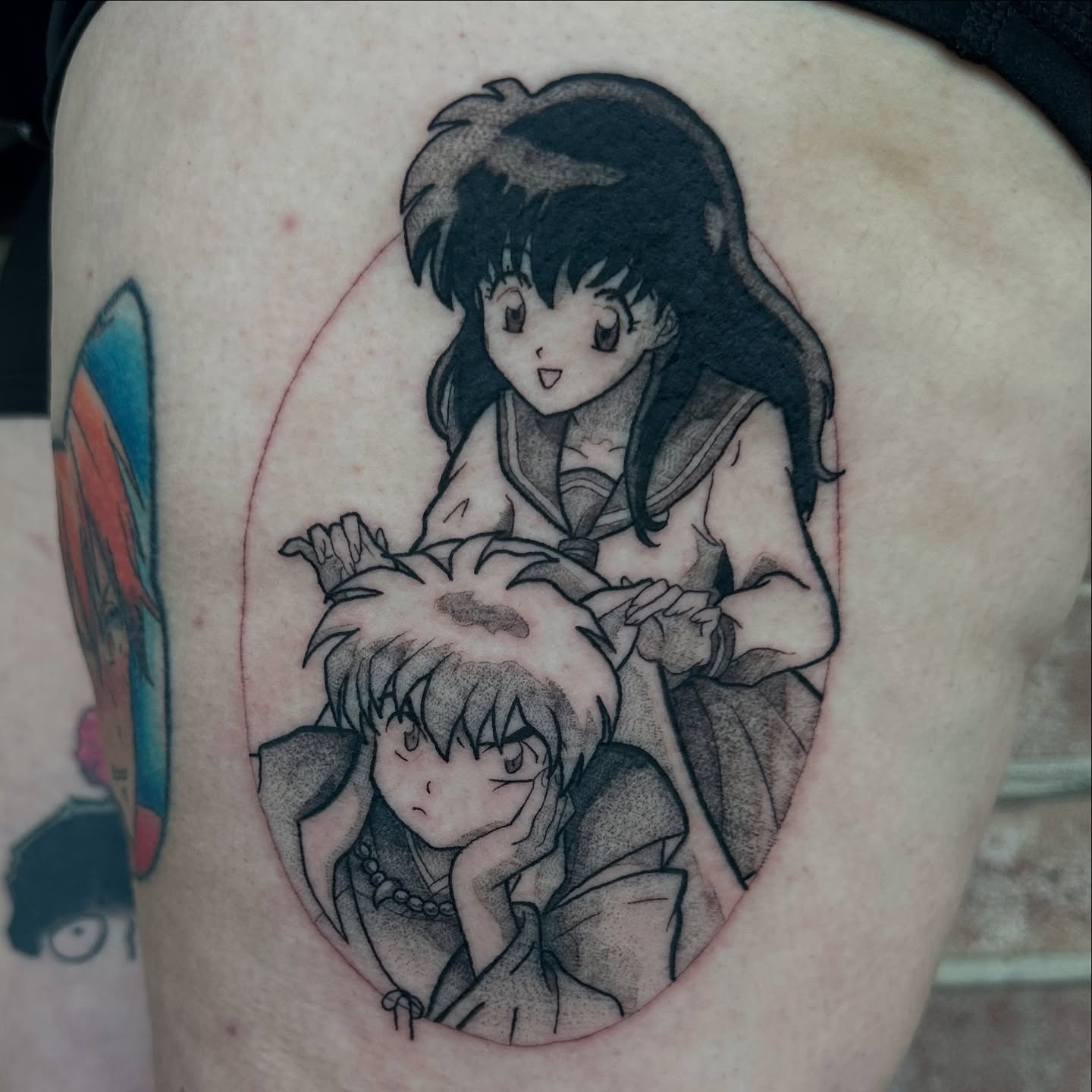 Tattoo by @leethemillennial — anime