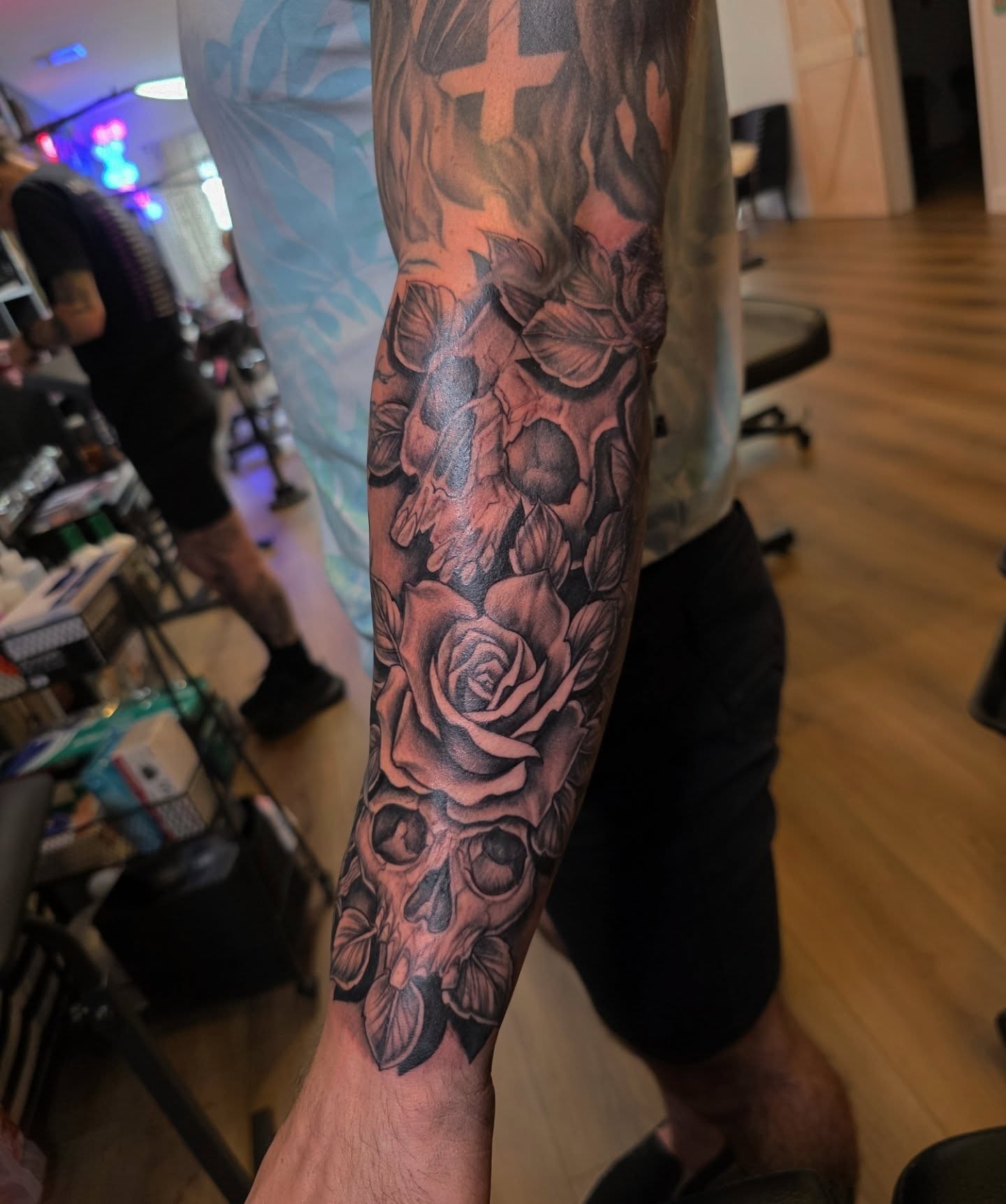 Tattoo by @saimachaintatt2 — black_and_grey, realism