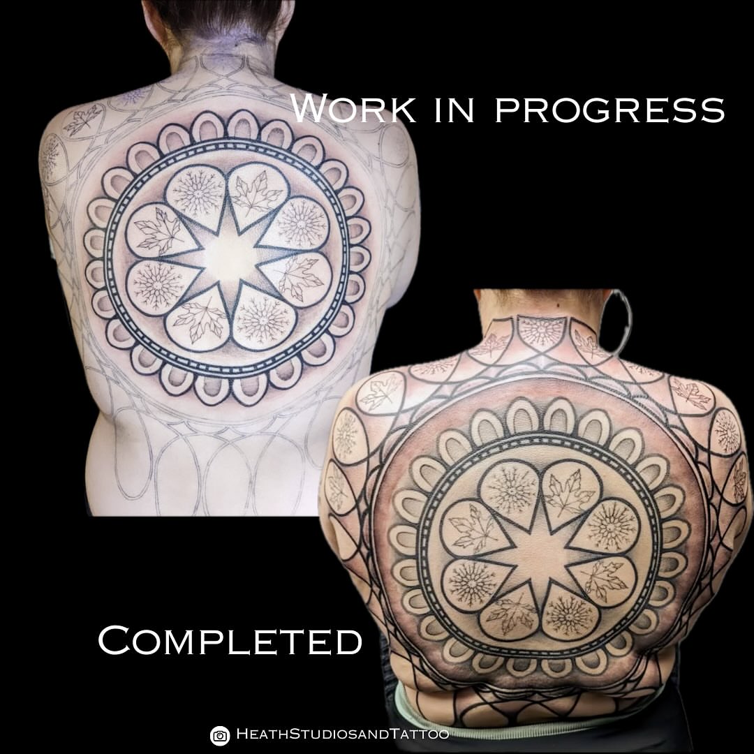 Tattoo by @heathstudiosandtattoo — geometric