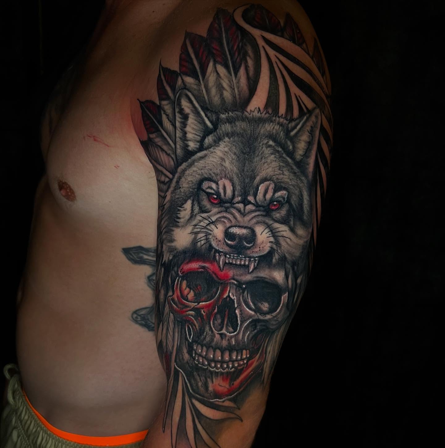 Tattoo by @burkes.body.graphic — dark_realism, realism