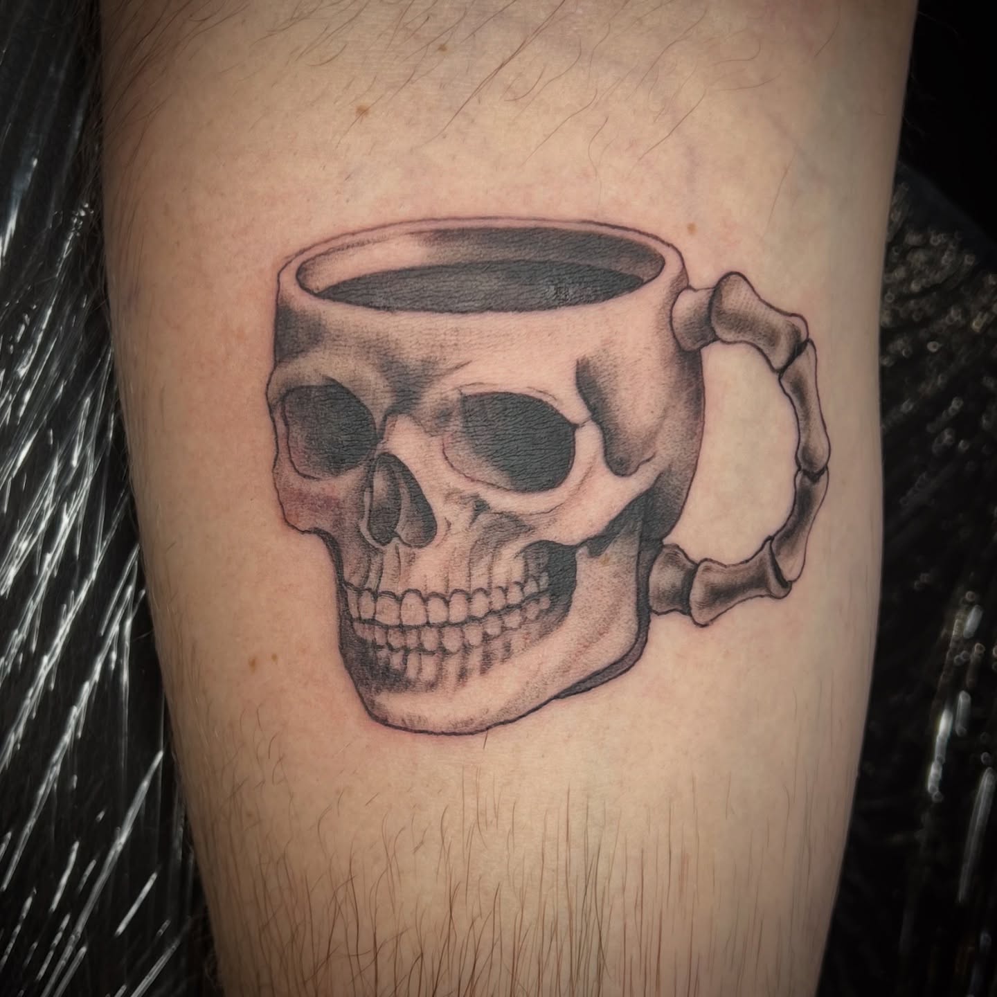 Tattoo by @divagirl_superstar — black_and_grey