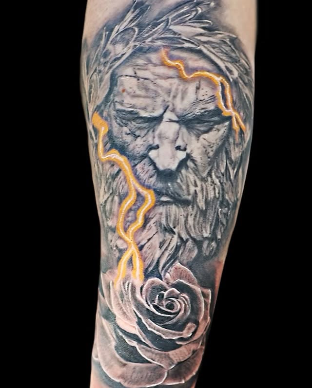 Tattoo by @dzulmaster — realism, black_and_grey