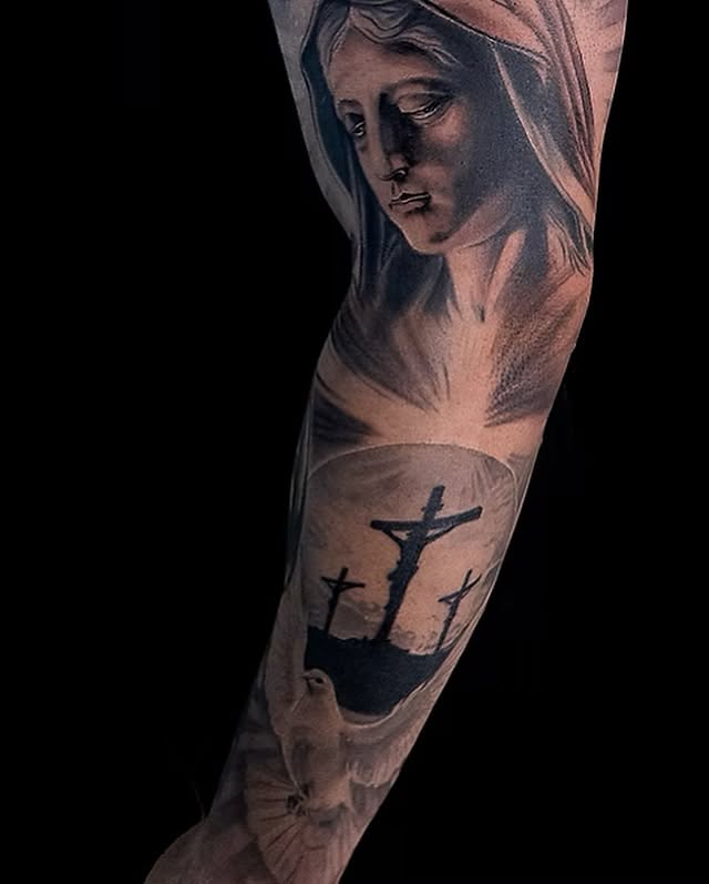 Tattoo by @dzulmaster — realism, black_and_grey