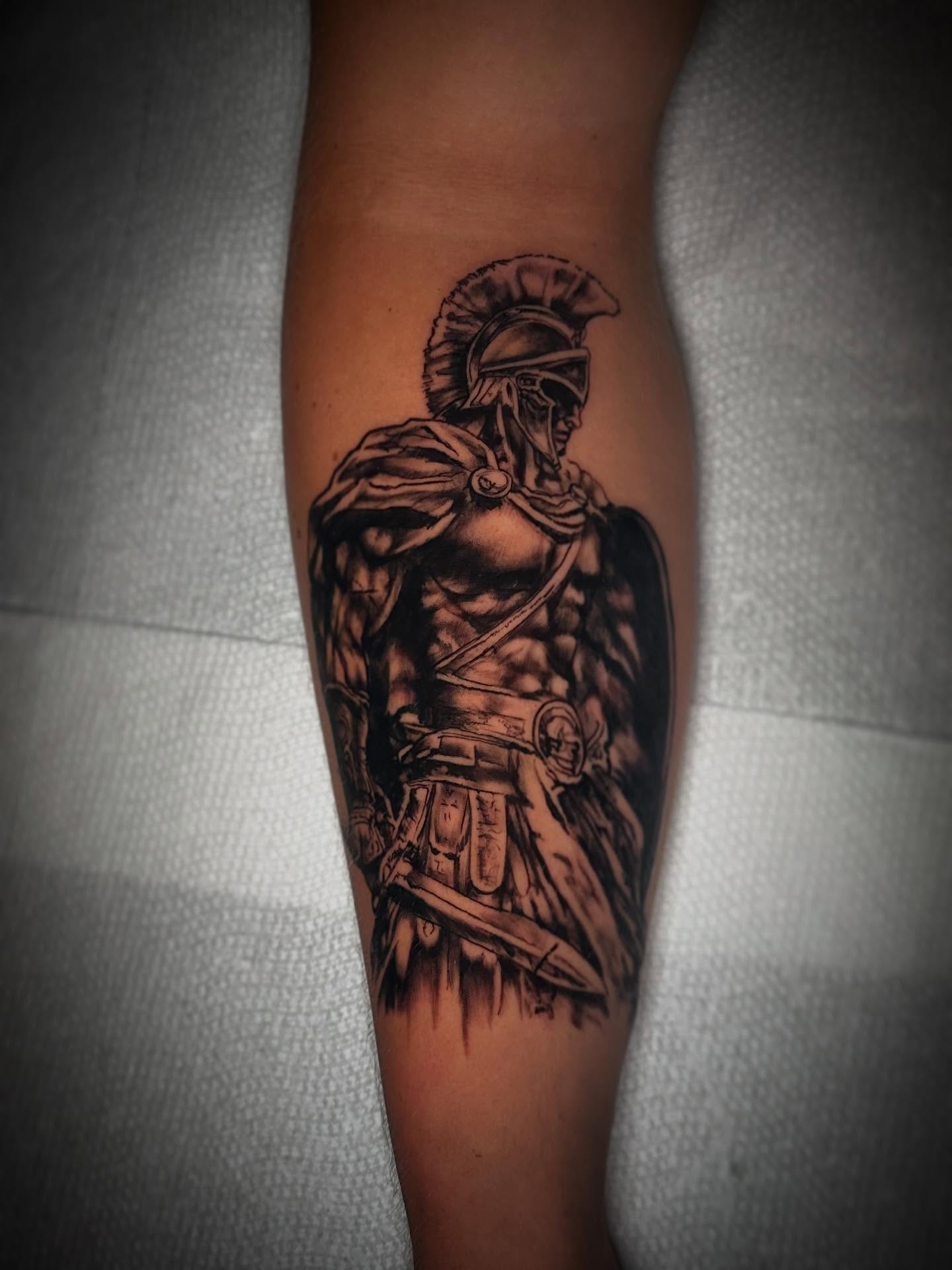 Tattoo by @xjgtattoosx — black_and_grey
