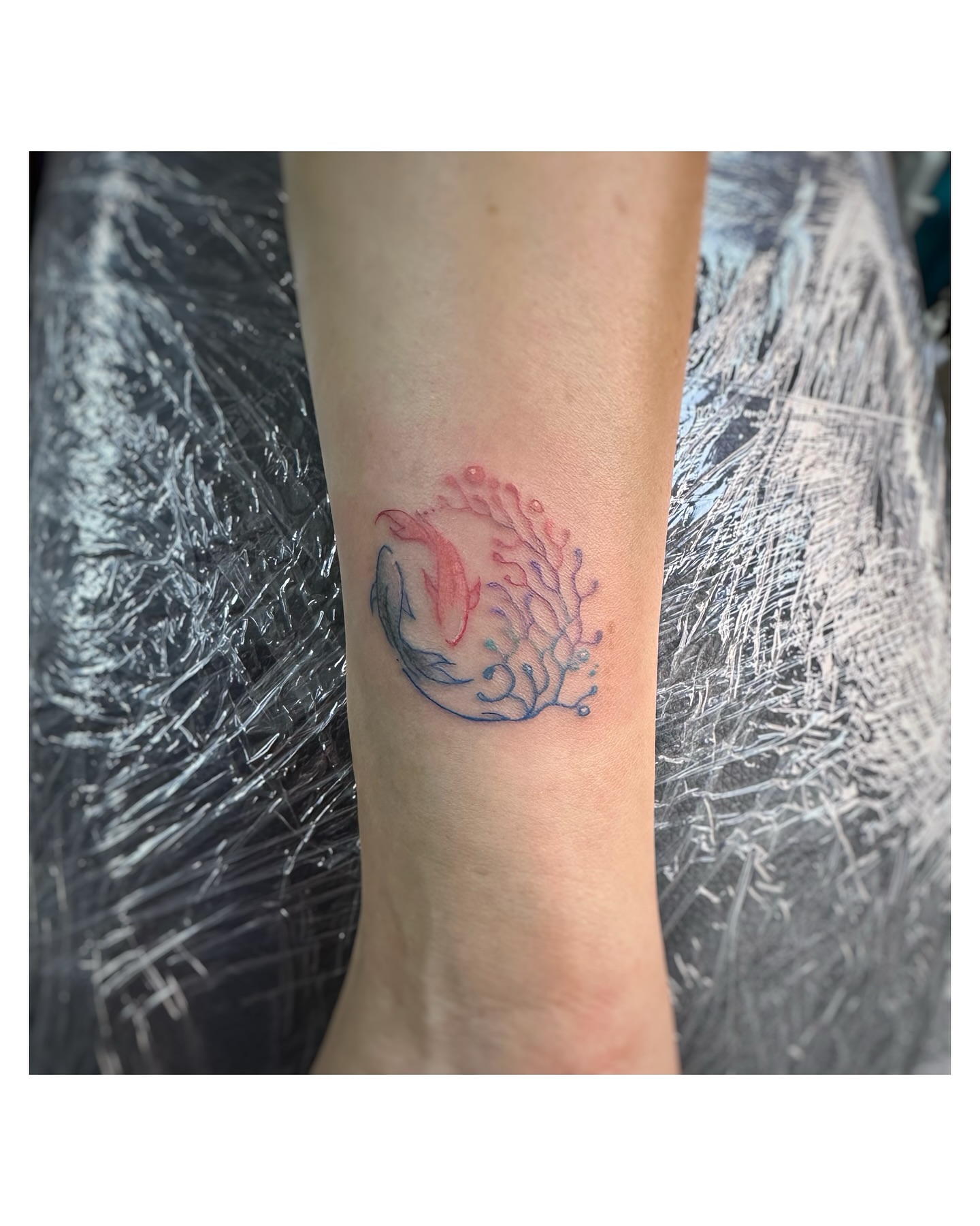 Tattoo by @tattooist_nananov — dotwork, minimalist