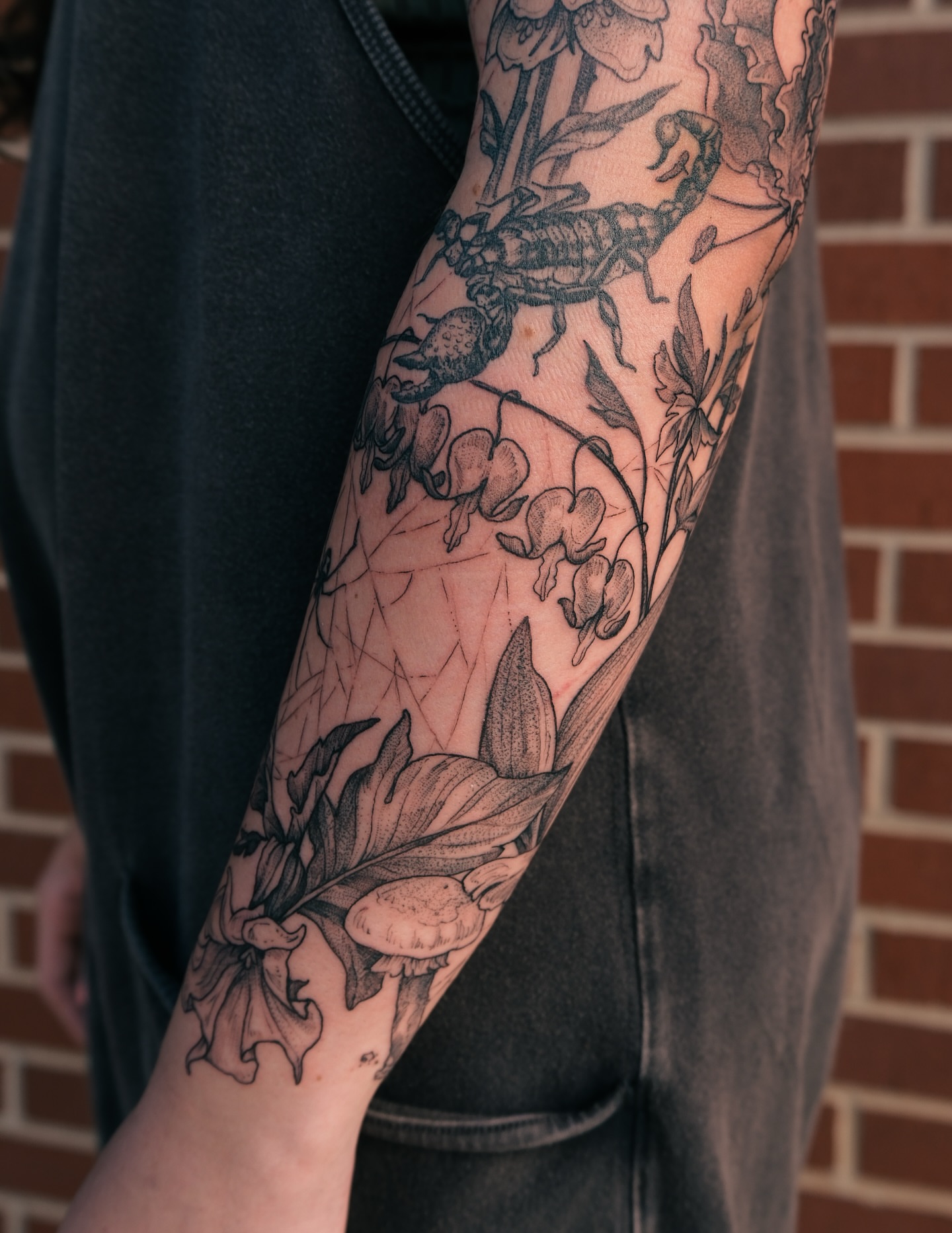 Tattoo by @fortytwojudges — black_and_grey, geometric