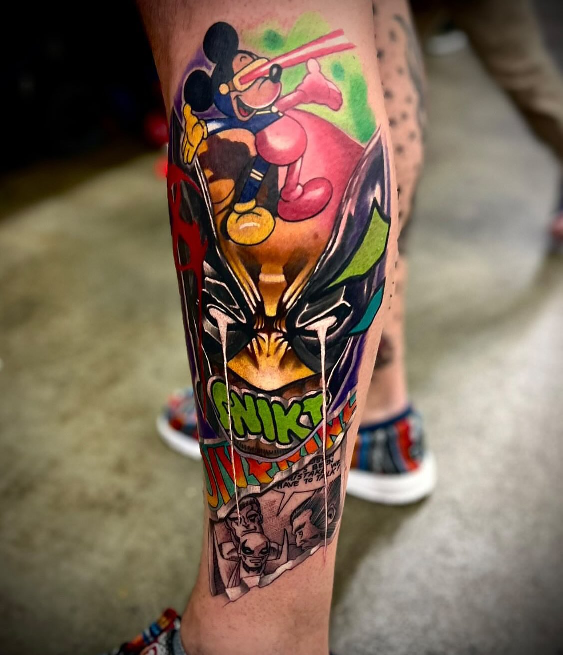Tattoo by @randy_templin_ — new_school, illustrative