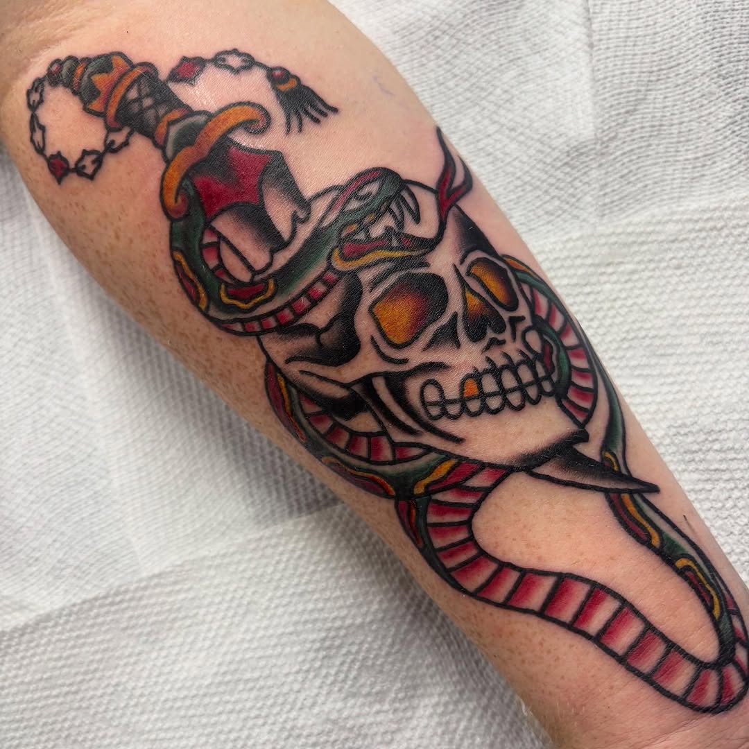 Tattoo by @tannerbrushtattooer โ american_traditional