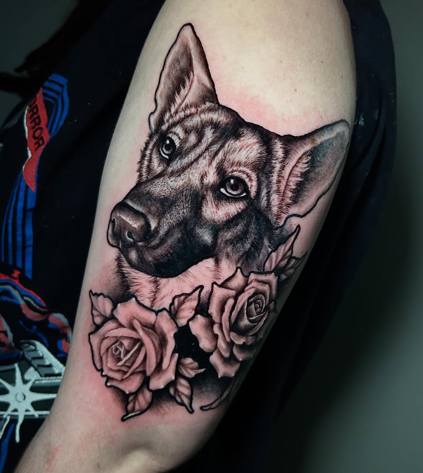 Tattoo by @dani_does_tatts โ realism, black_and_grey