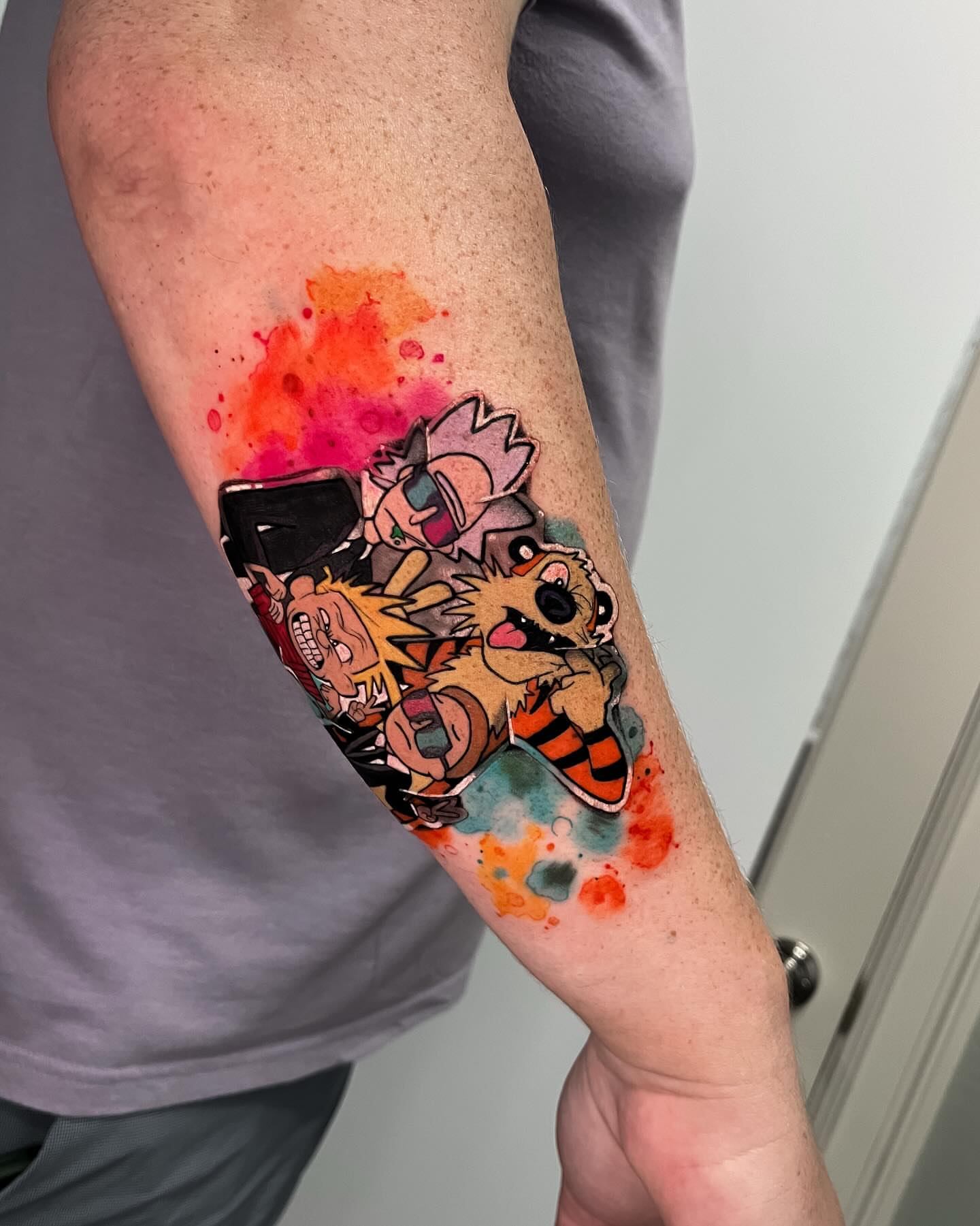 Tattoo by @saratattoo1 — watercolor