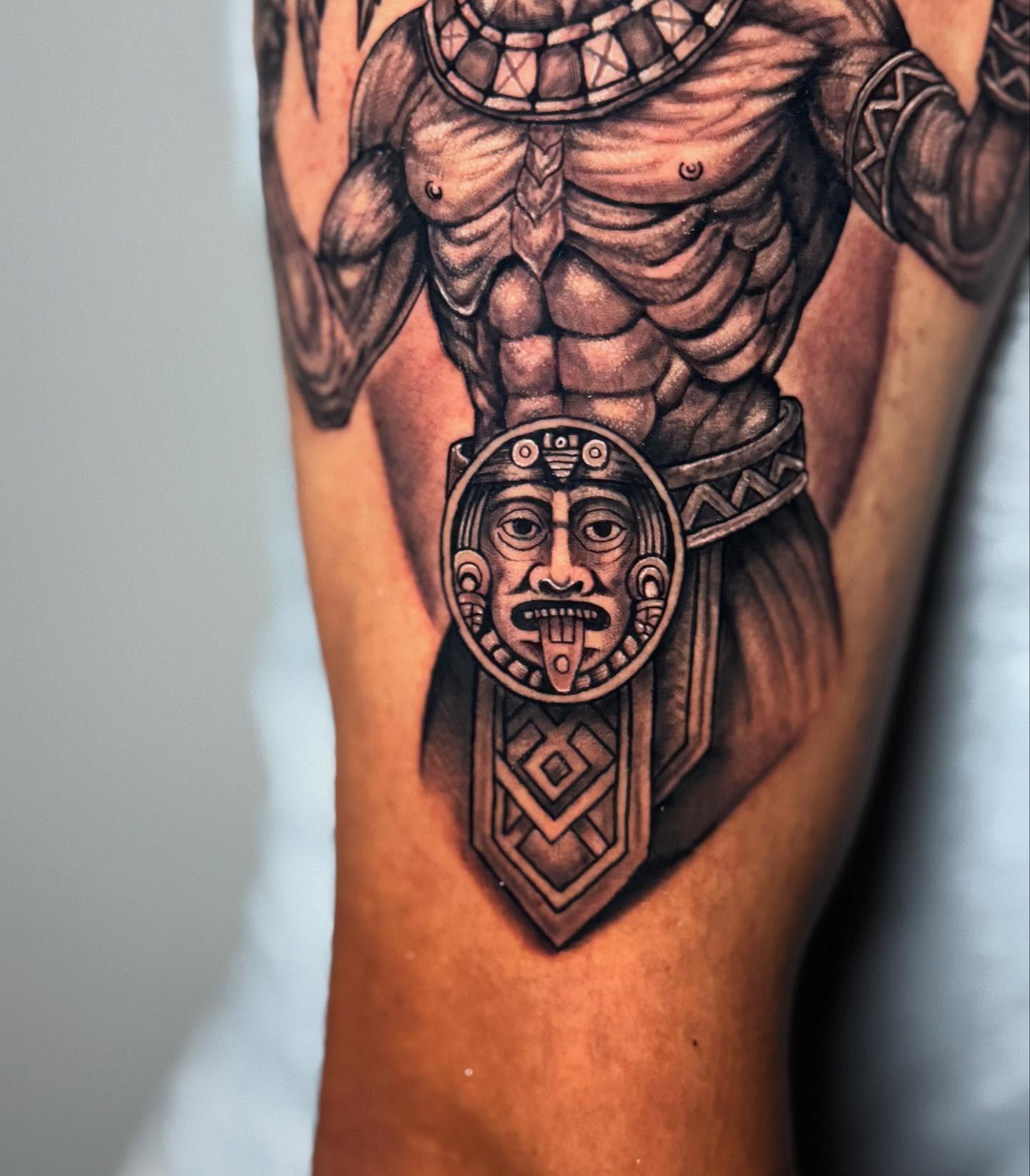 Tattoo by @gemmatattoooficiall — realism, black_and_grey