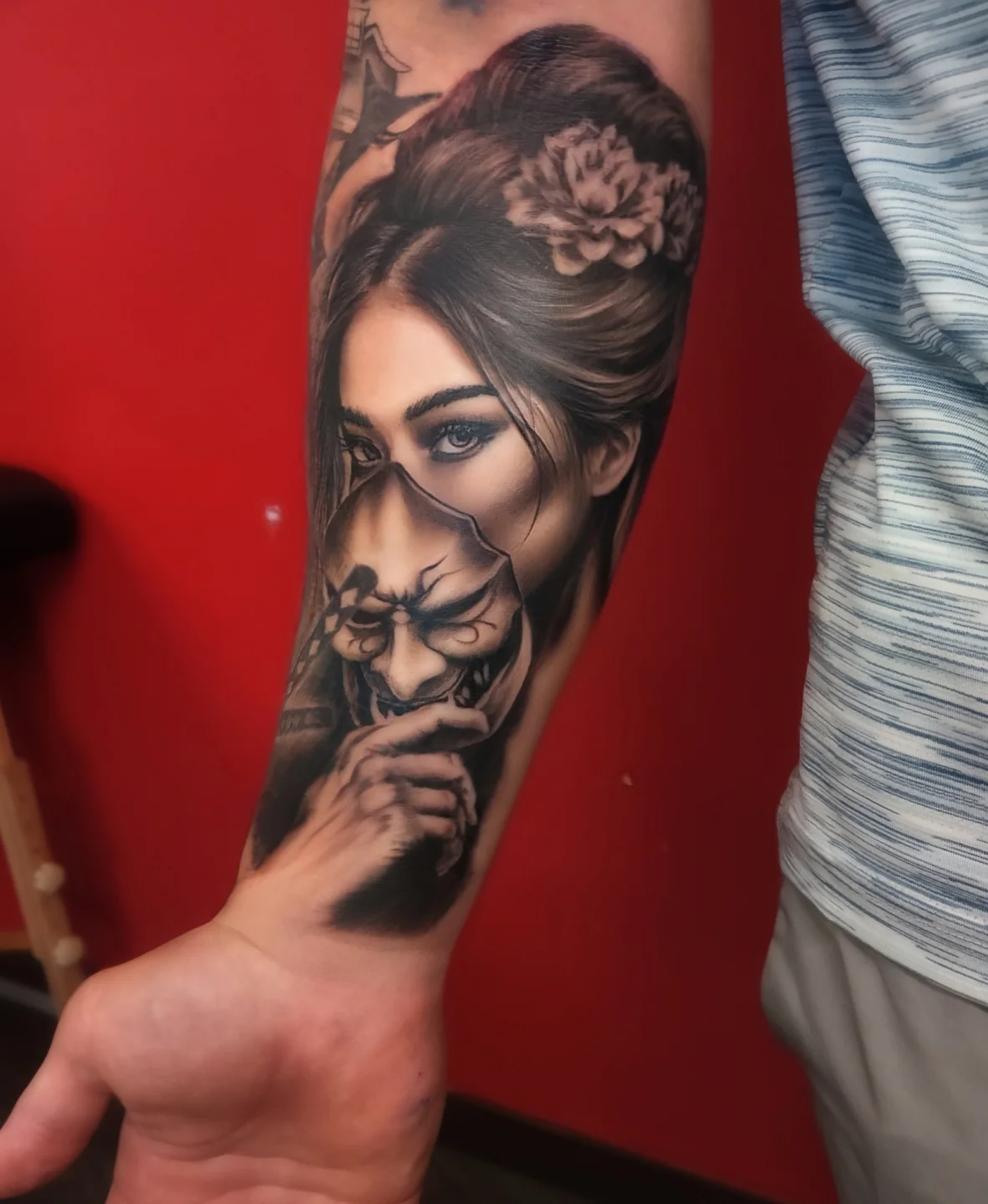 Tattoo by @alexlondontattoo โ realism, dark_realism