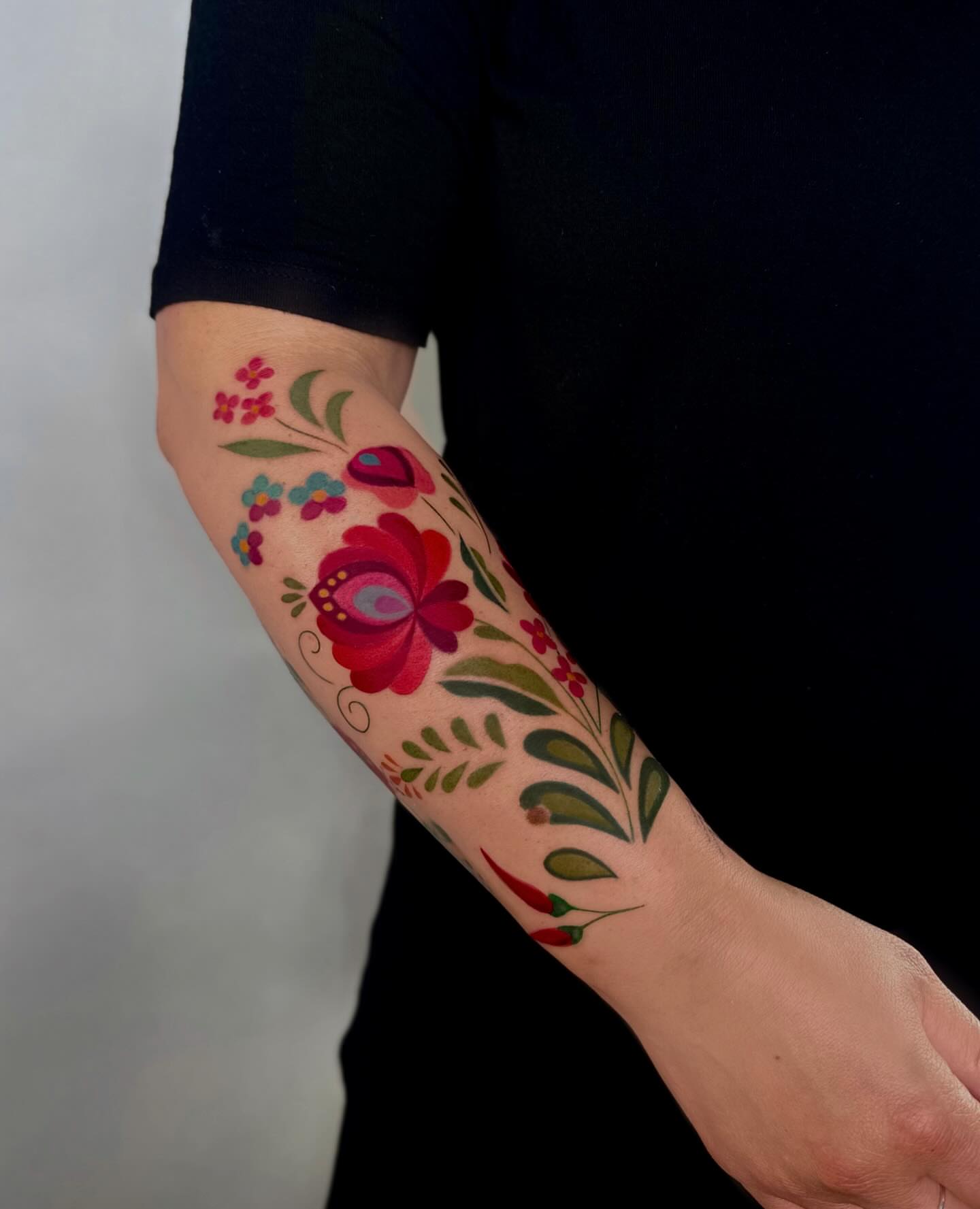Tattoo by @shishkina_art โ new_school, ornamental