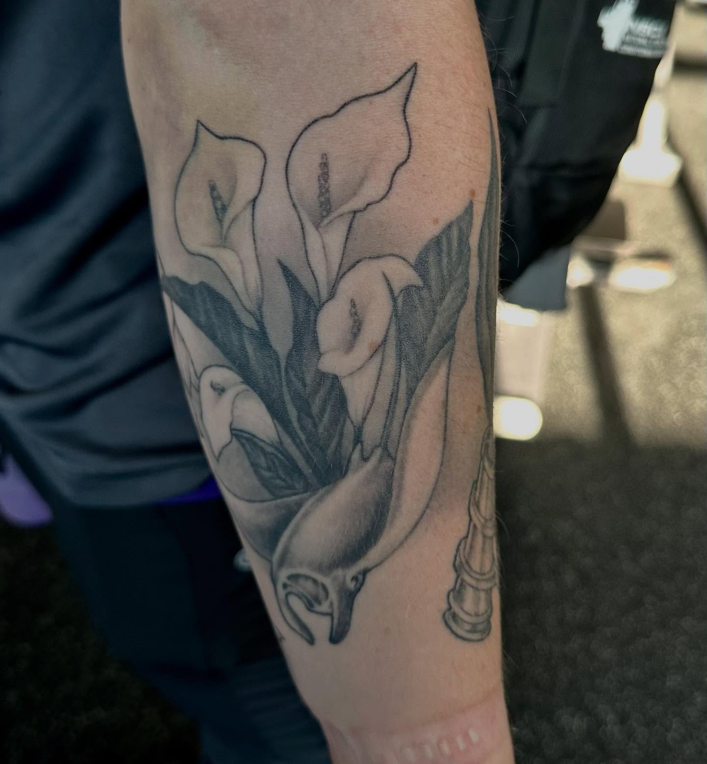 Tattoo by @justalantattoos — black_and_grey