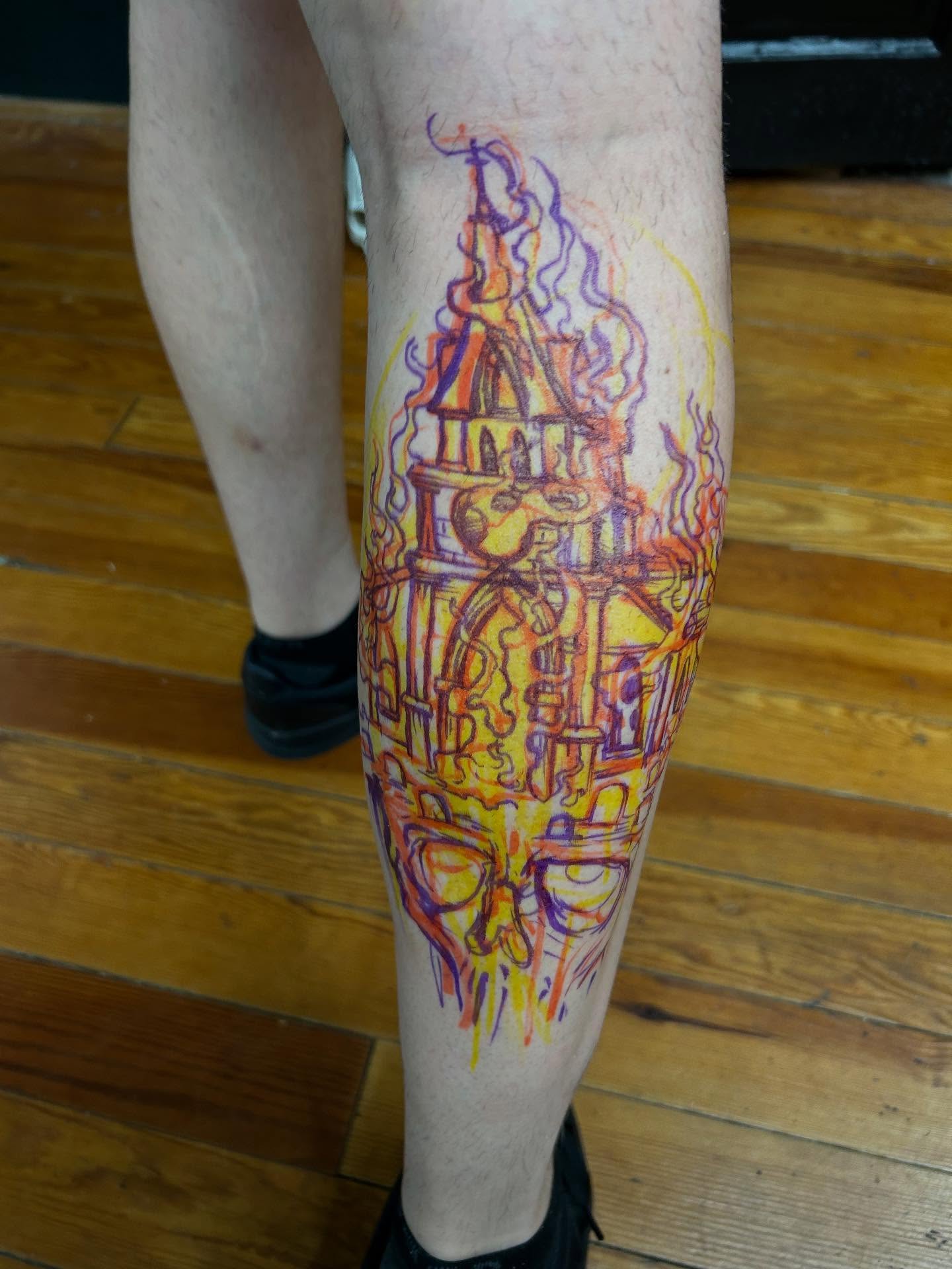 Tattoo by @jon_f_n_story — neo_traditional, dotwork