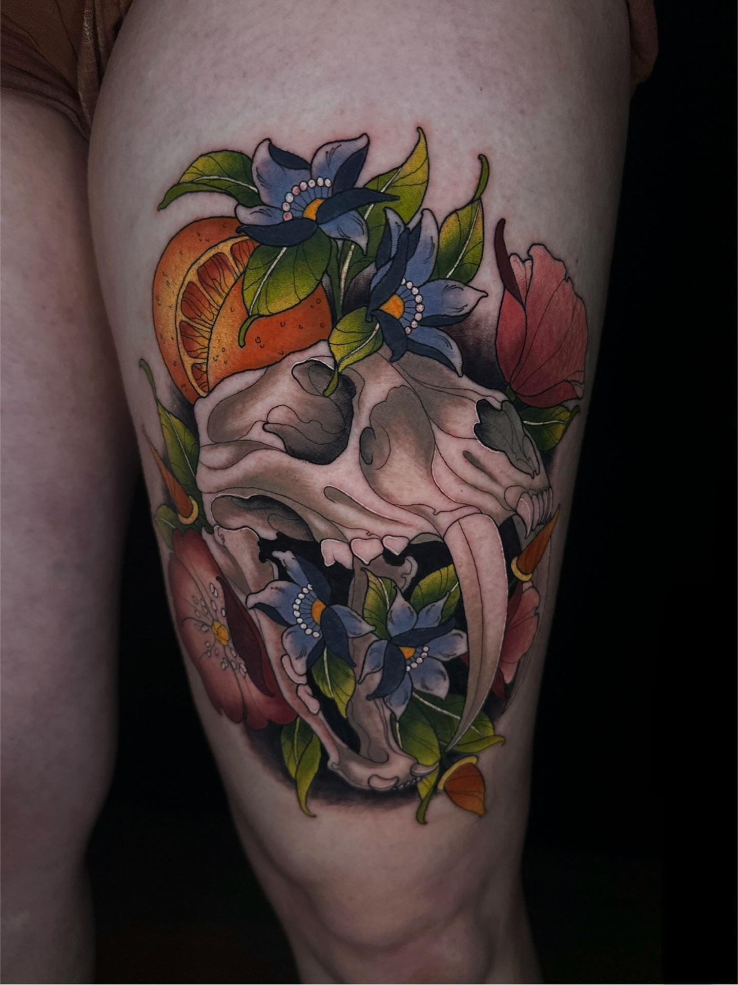 Tattoo by @becca__joy — american_traditional, dotwork