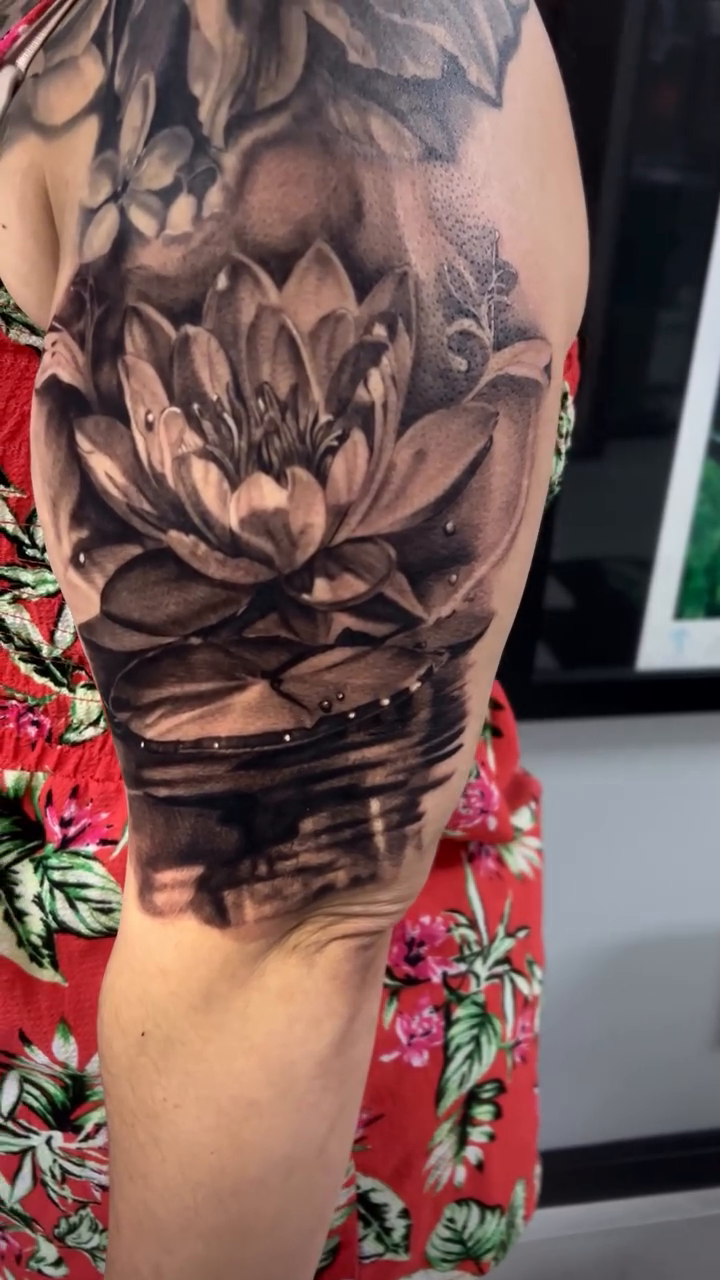 Tattoo by @the_buza — realism, black_and_grey