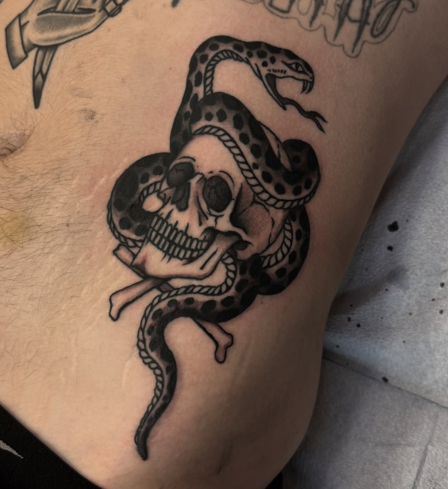 Tattoo by @ayala_tattoo — black_and_grey