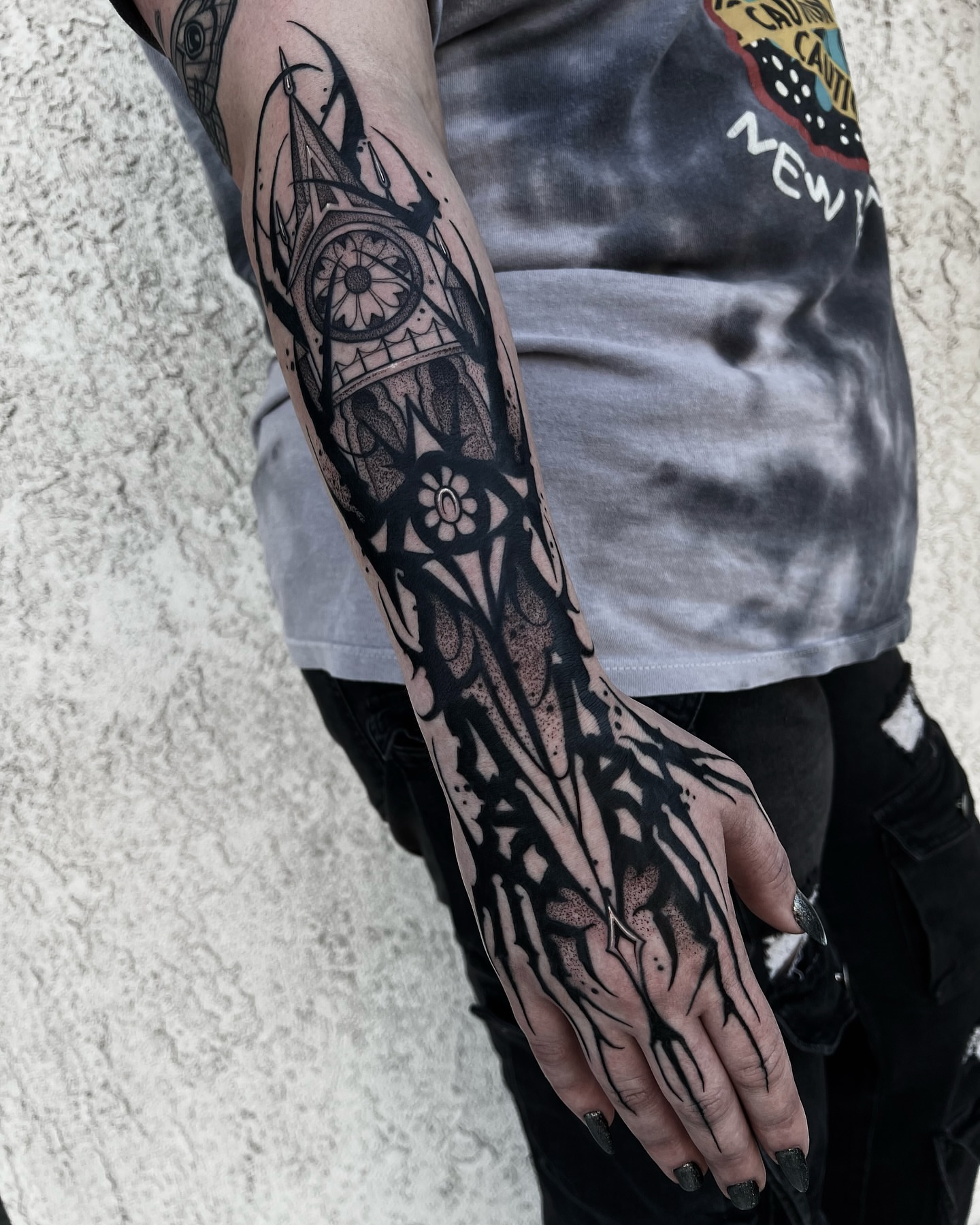 Tattoo by @lordovflies — geometric