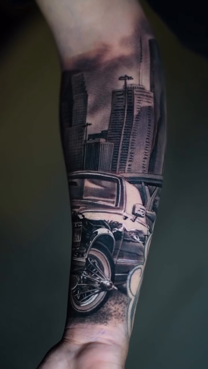 Tattoo by @tattoosbychino — realism, black_and_grey
