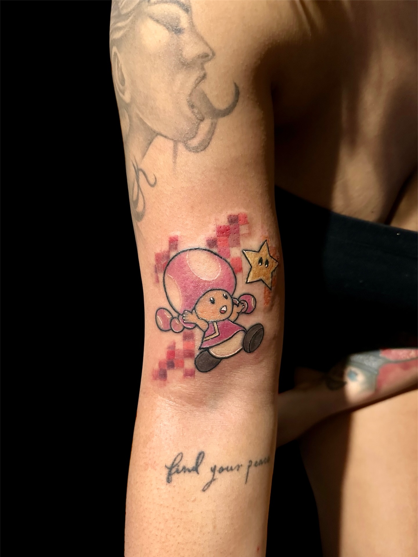 Toad dotwork tattoo on the forearm by Joe 💭👁