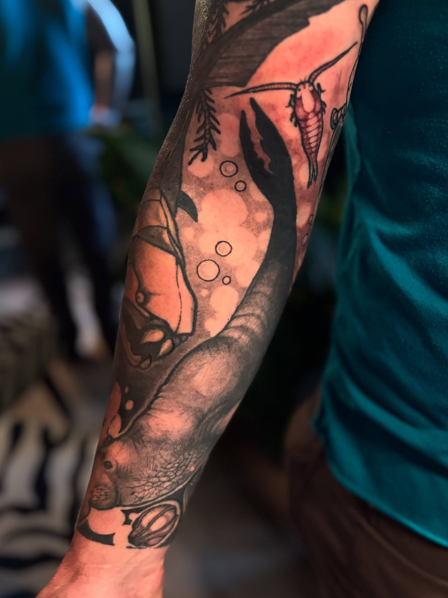 Tattoo by @chalmskinart — black_and_grey, realism