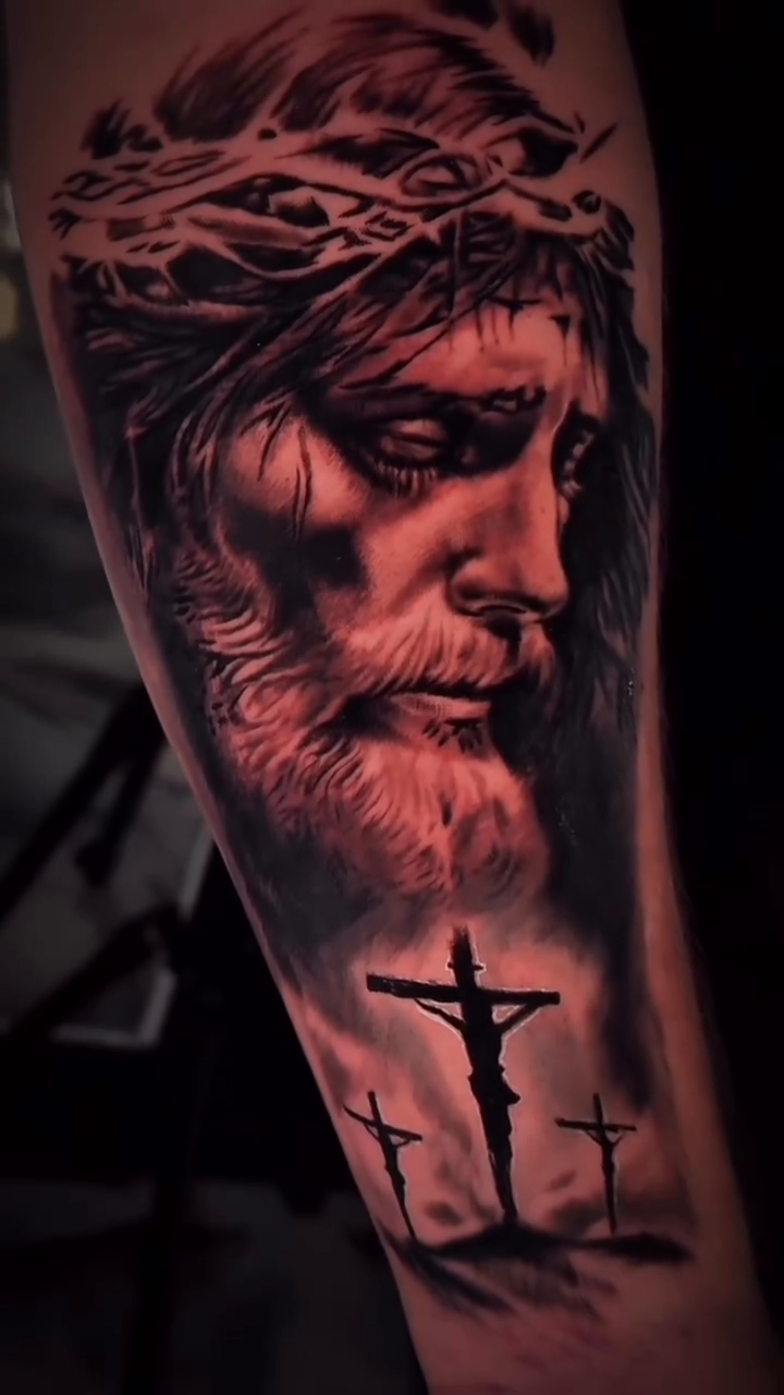 Tattoo by @mannyramirezart — realism, black_and_grey