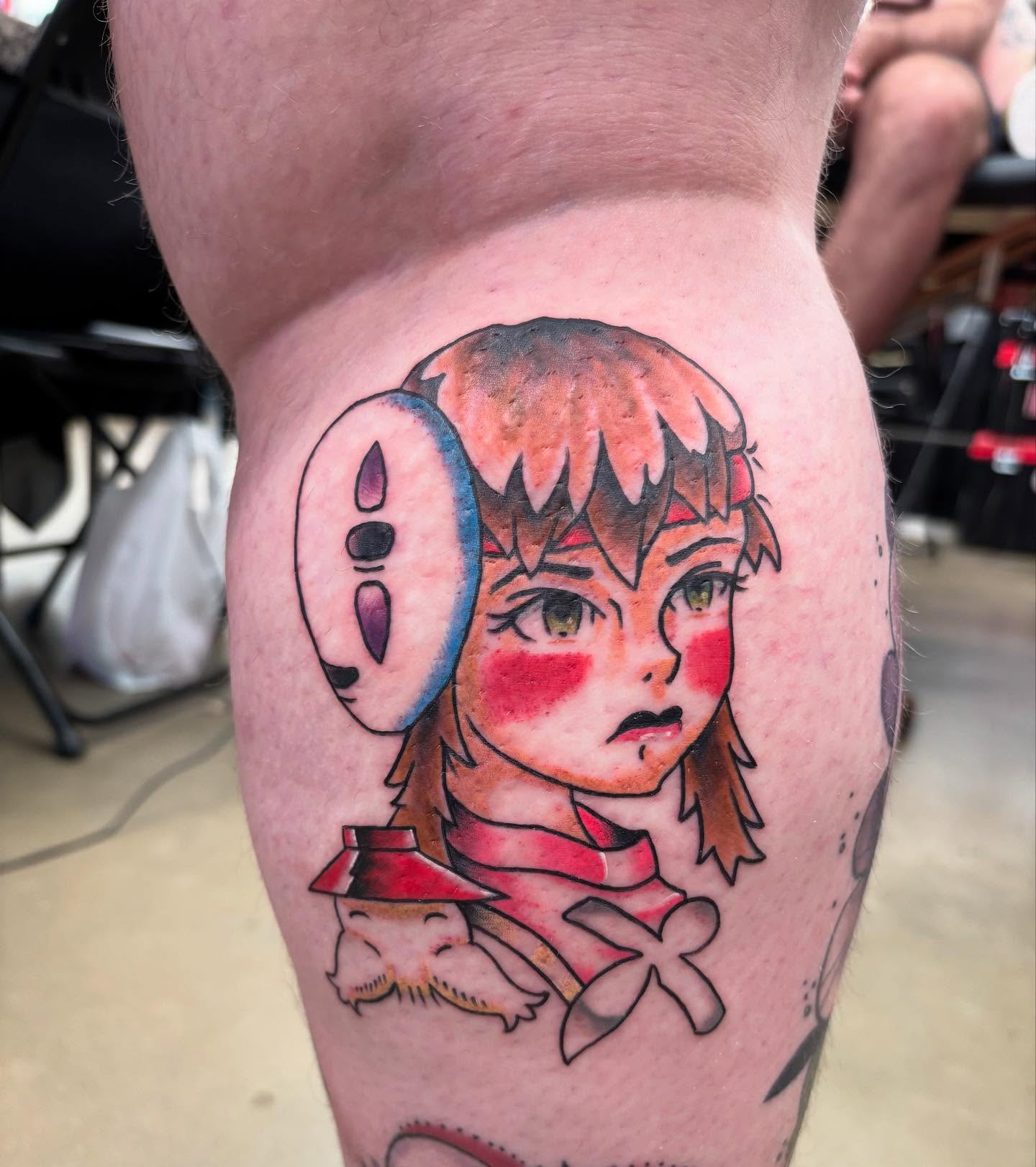 Tattoo by @tattoosbysweetnick — anime