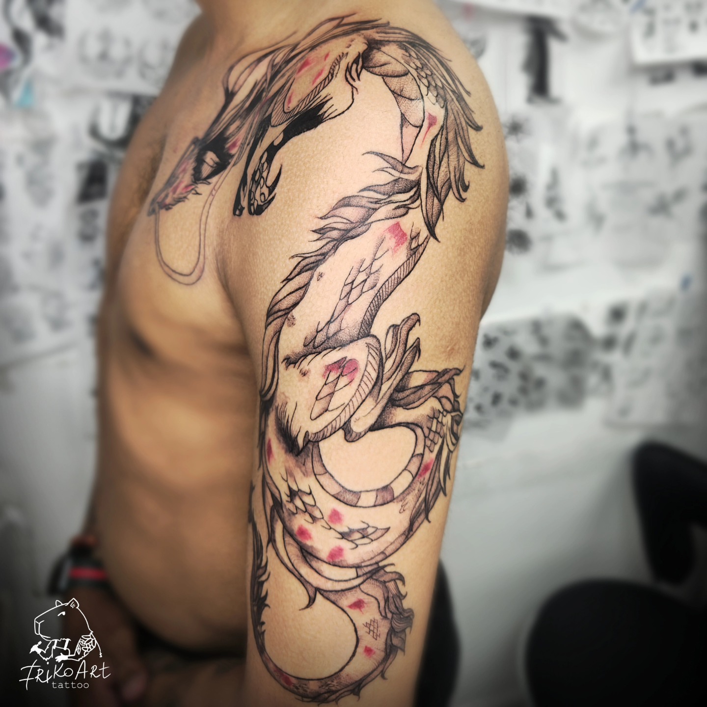 Tattoo by @irikoart_tattoo — japanese_irezumi