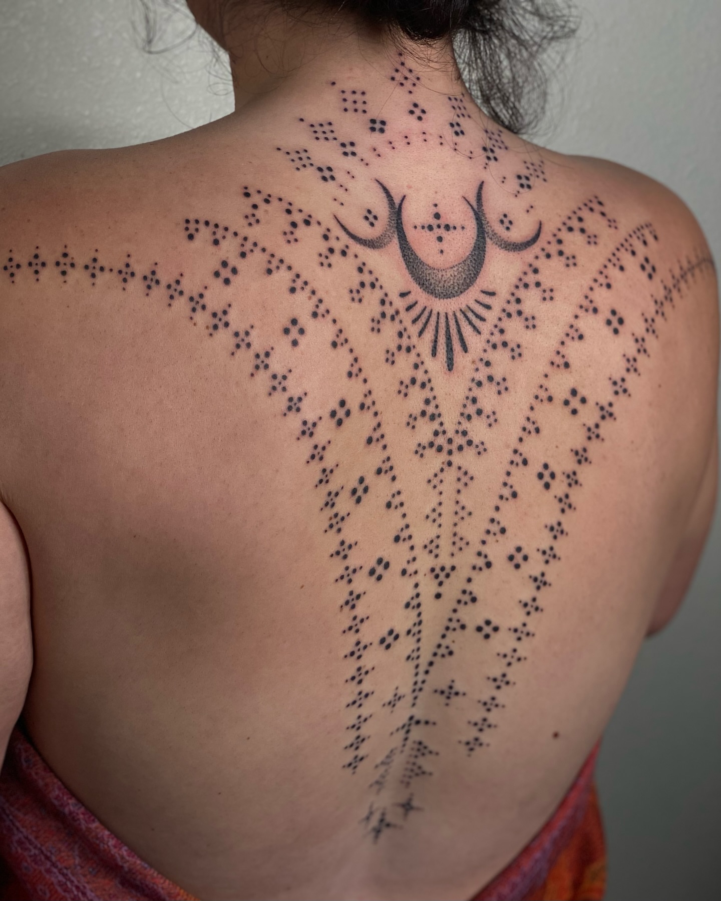 Tattoo by @brujatattooer β dotwork