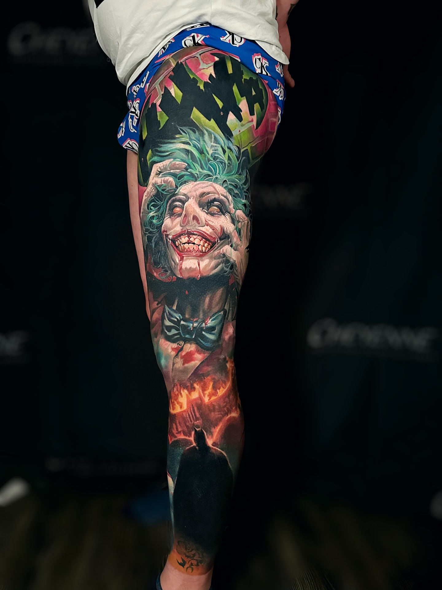 Tattoo work at Villain Arts – Houston