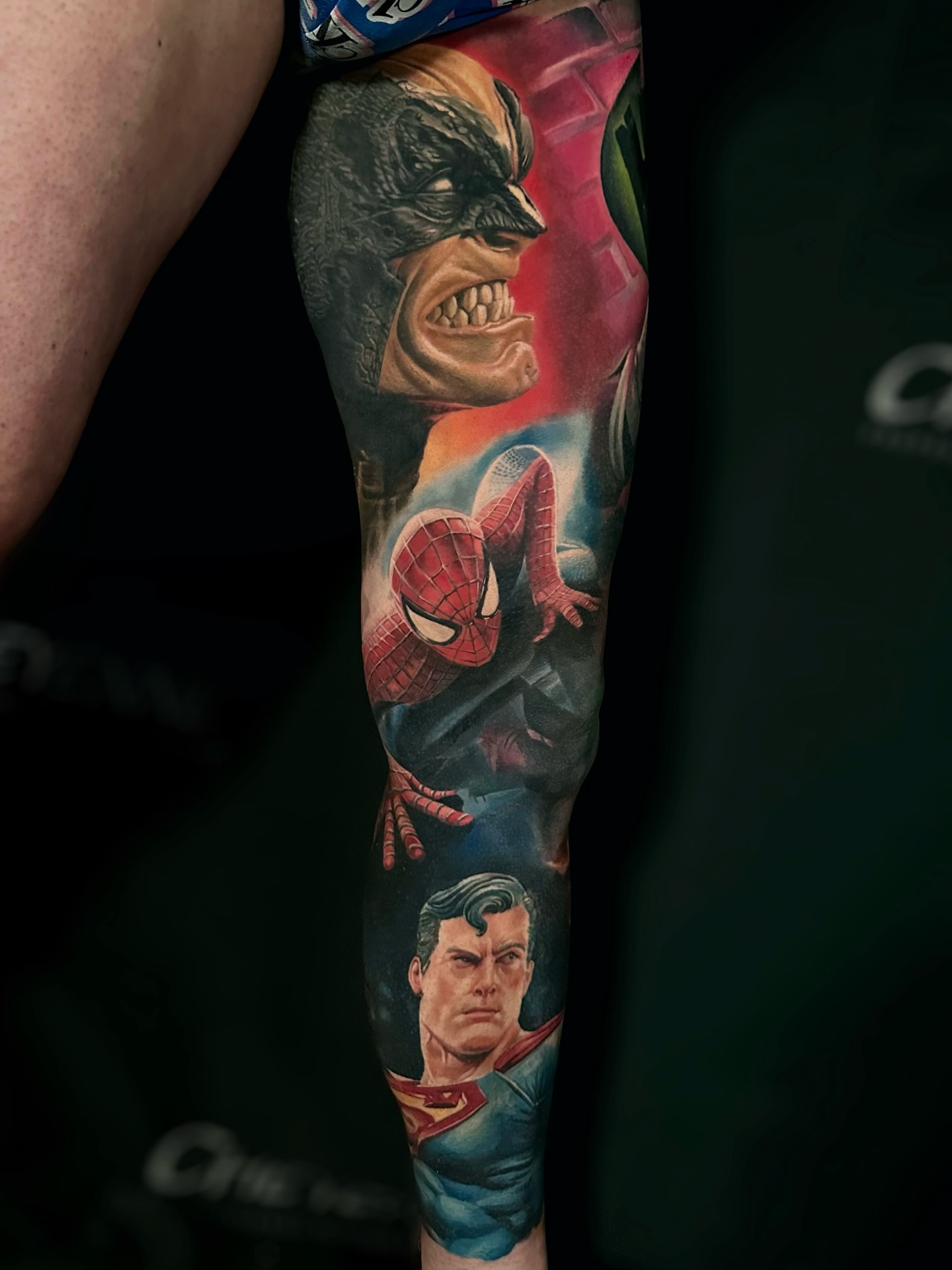 Tattoo work at Villain Arts – Houston