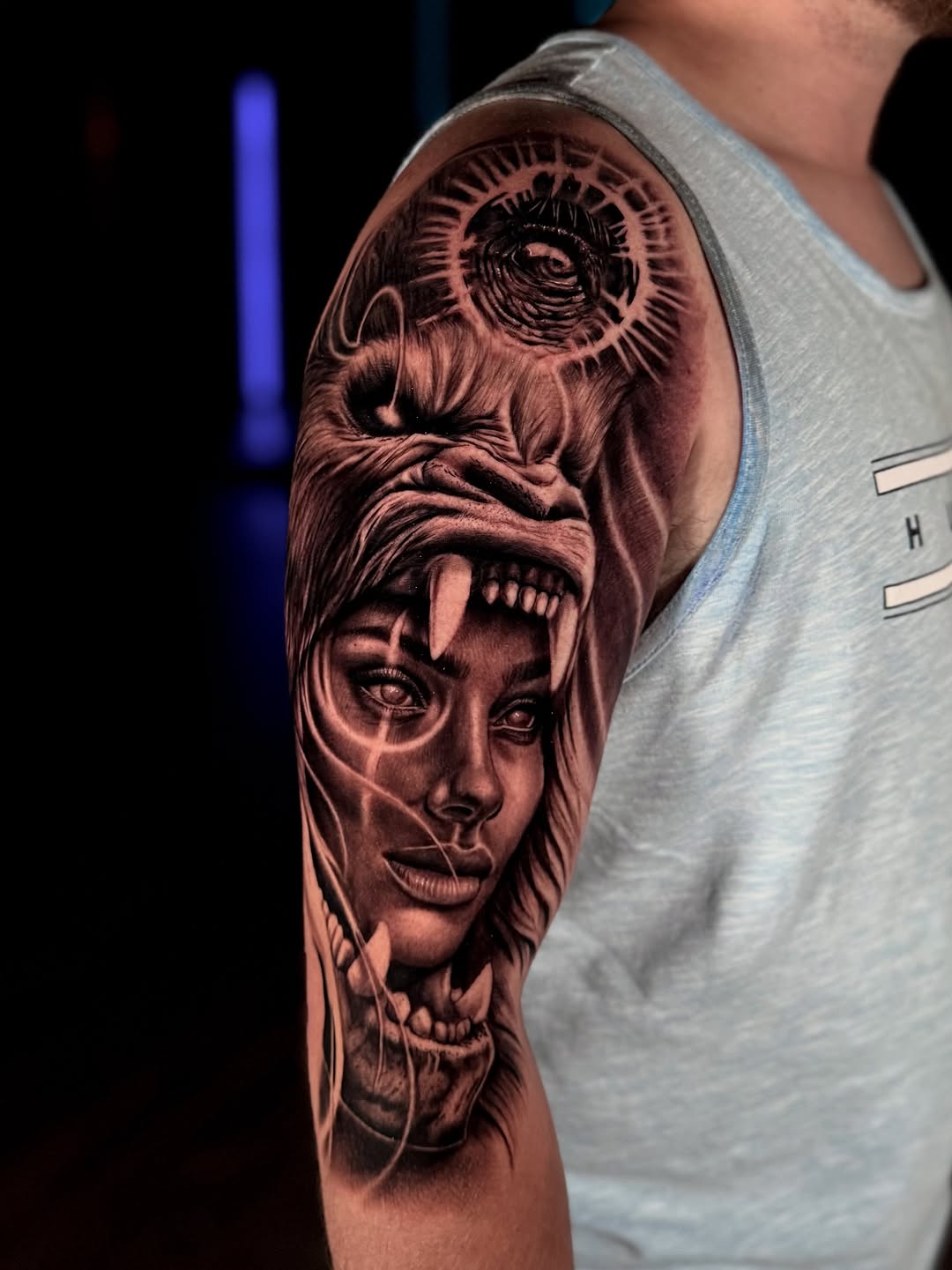 Tattoo by @tattoo_katie — realism, dark_realism