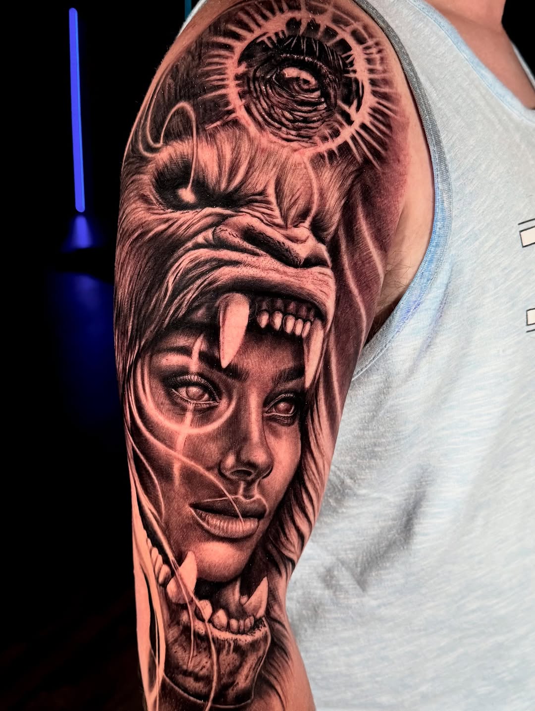 Tattoo by @tattoo_katie — realism, dark_realism