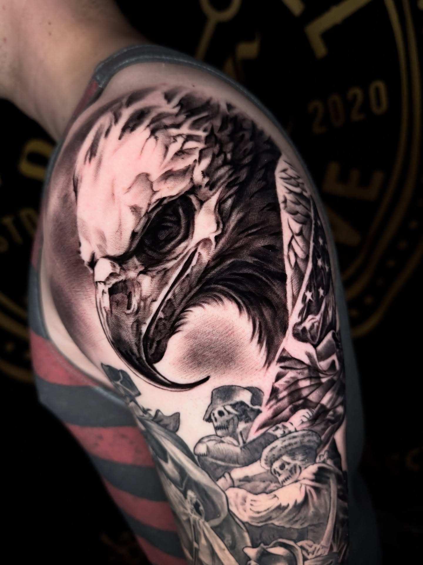 Tattoo by @tattsbyspike — black_and_grey, realism