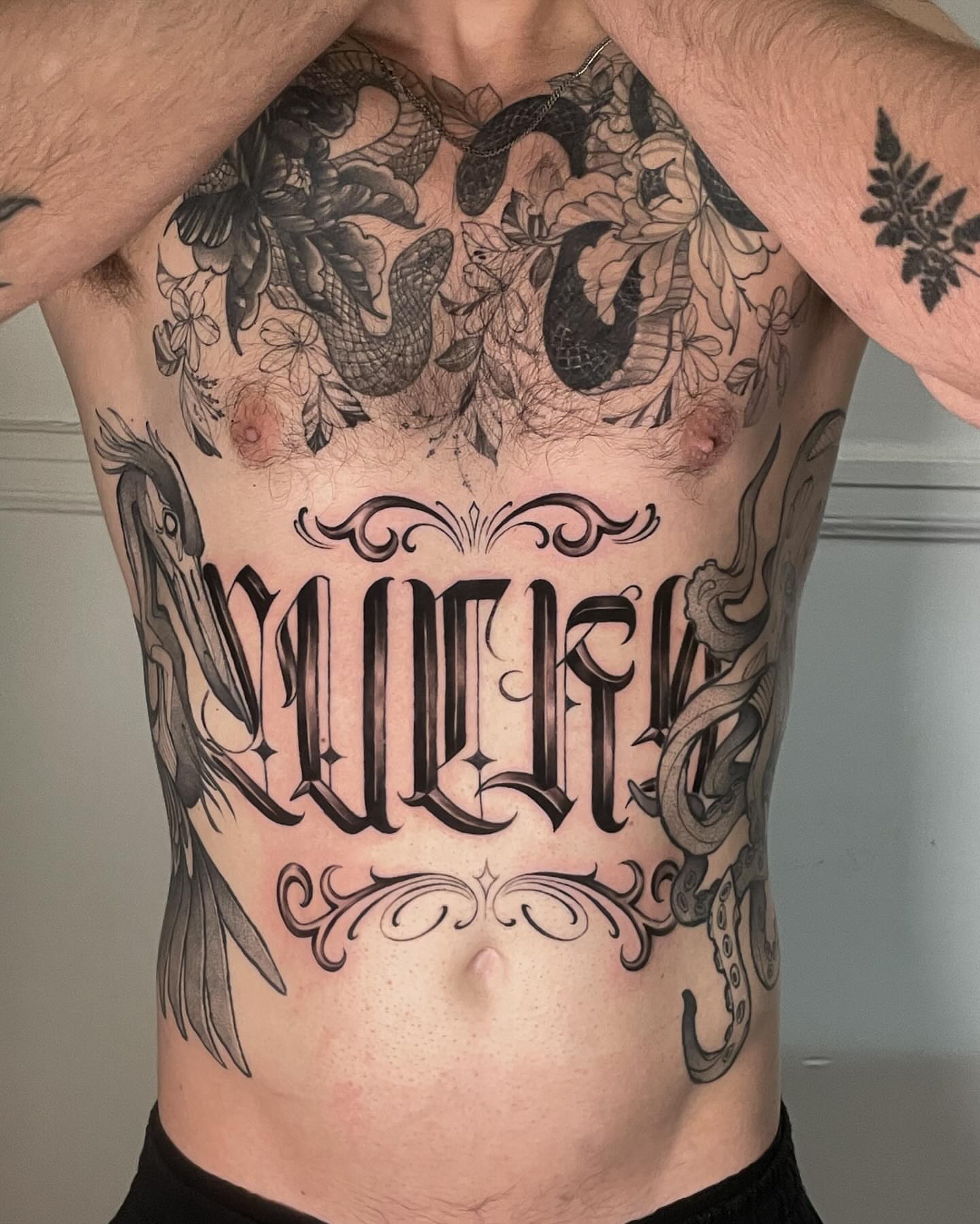 Tattoo by @leperemael — lettering_script