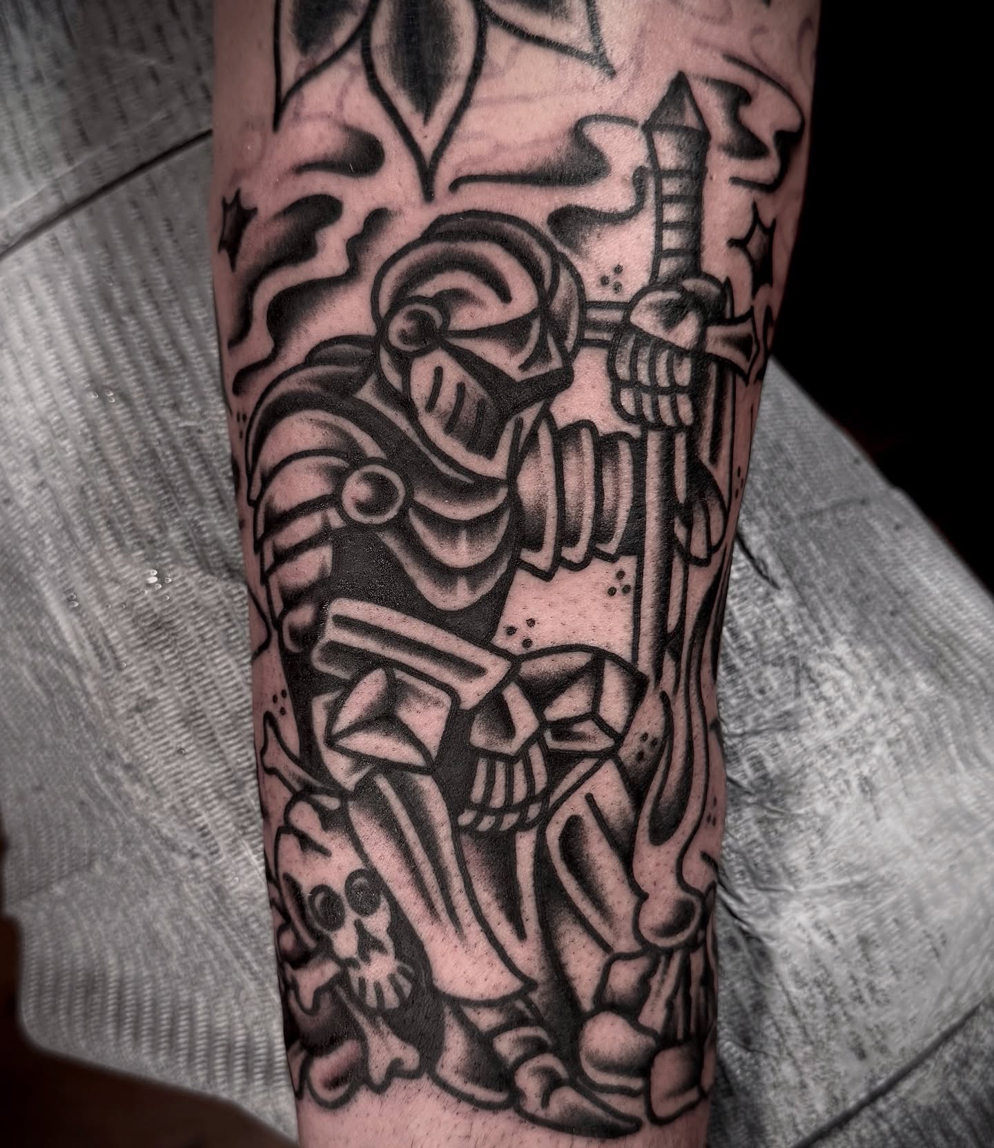 Tattoo by @thebrianpayne — black_and_grey