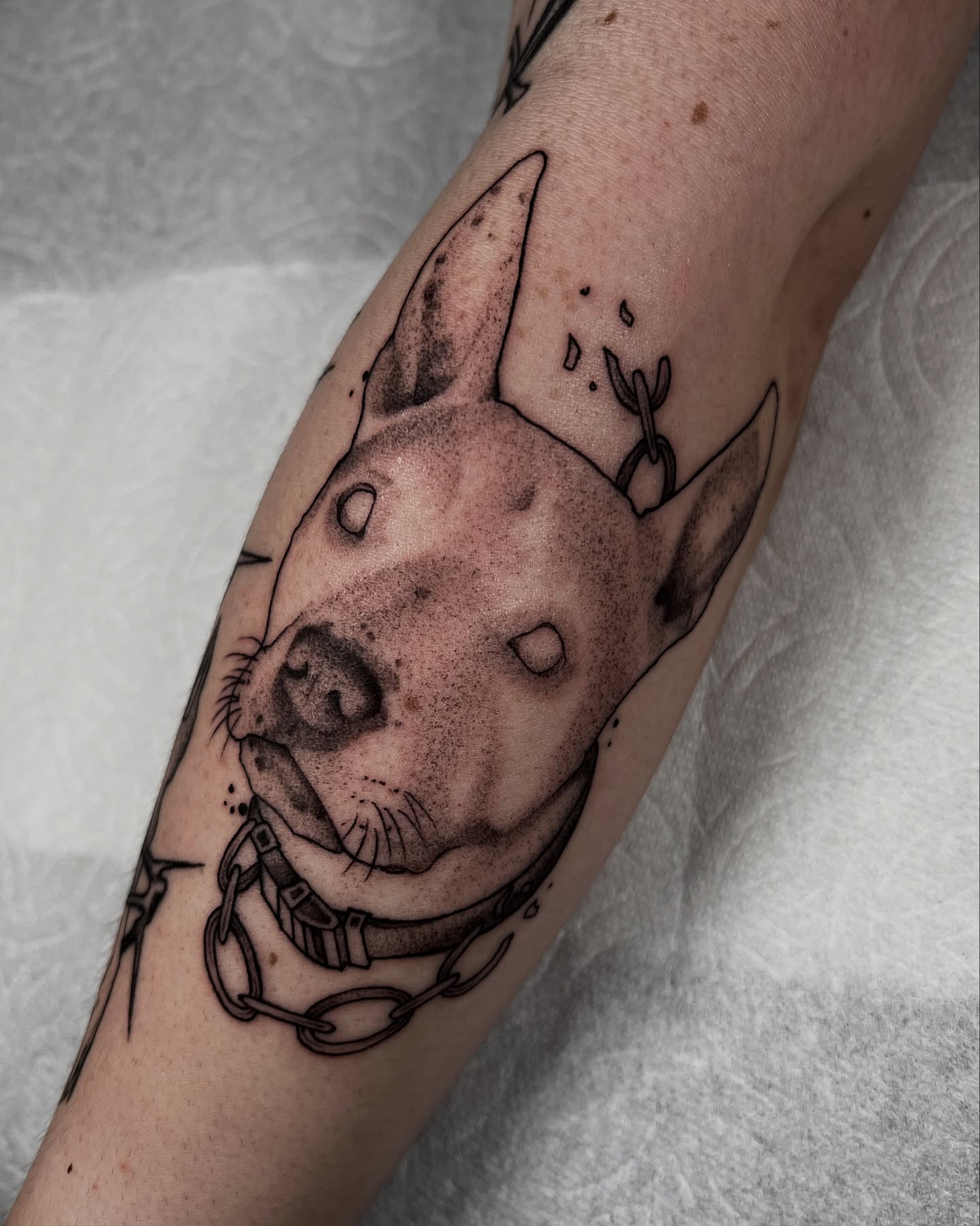 Tattoo by @lordovflies — dotwork, realism