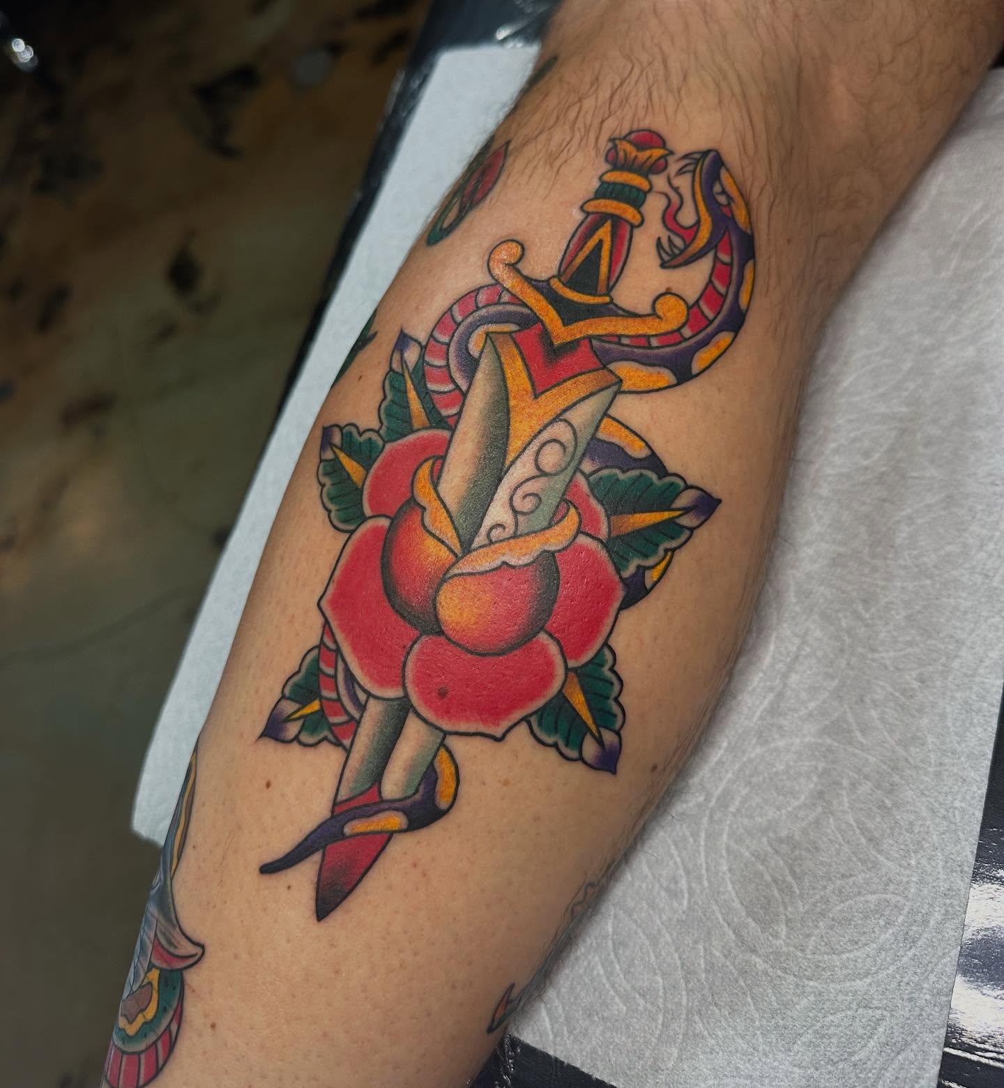 Tattoo by @gravestattooer — american_traditional