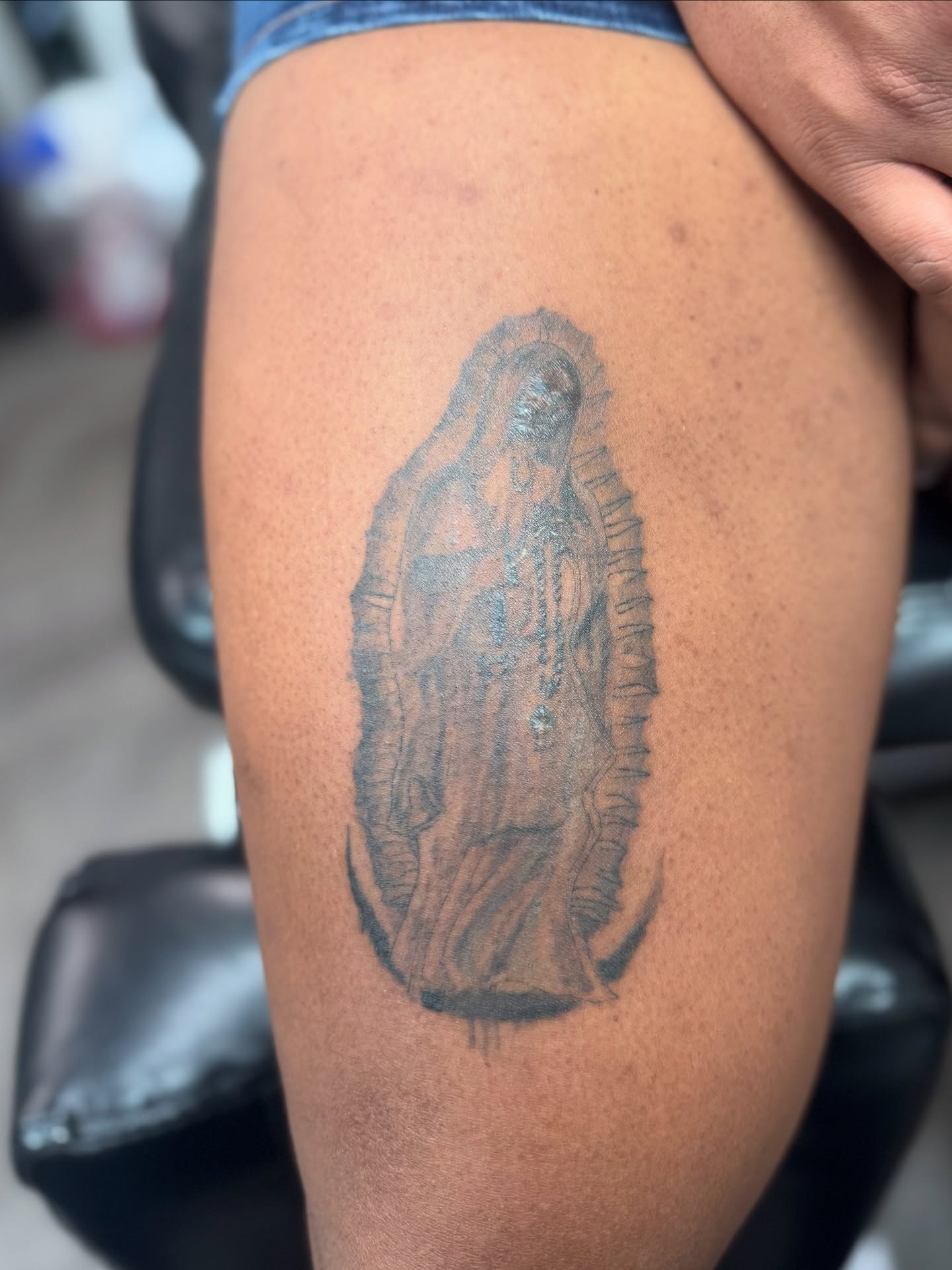 Tattoo by @mz_tattoony — black_and_grey