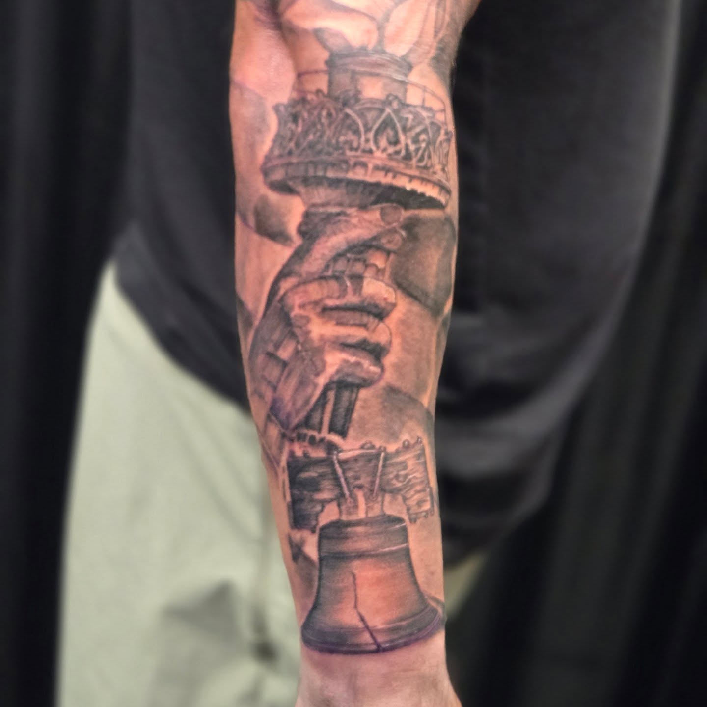 Tattoo by @pst_chilly — black_and_grey