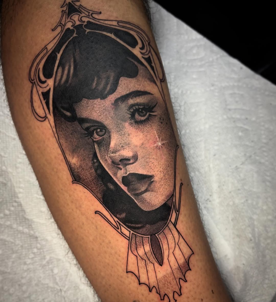 Tattoo by @reeslynn_tattoo — black_and_grey, realism