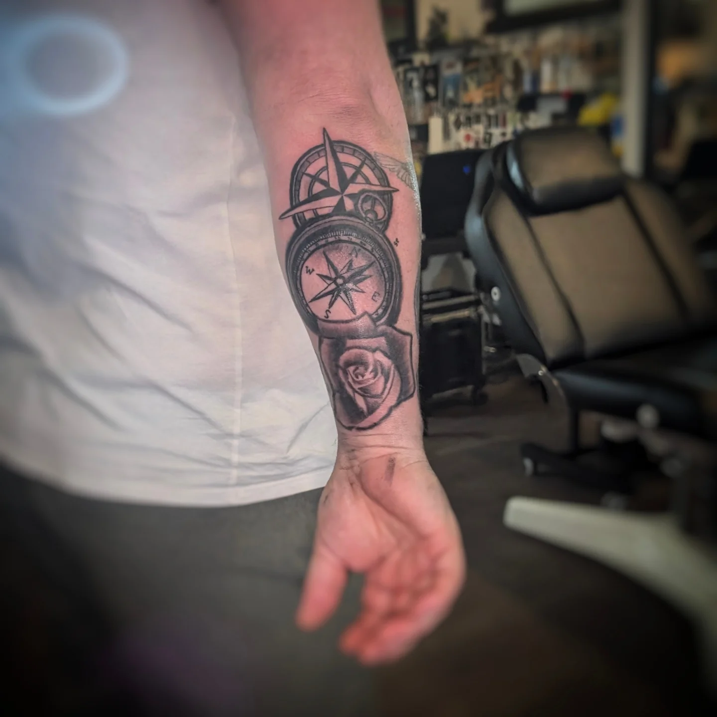 Tattoo by @baris.tattoos — black_and_grey