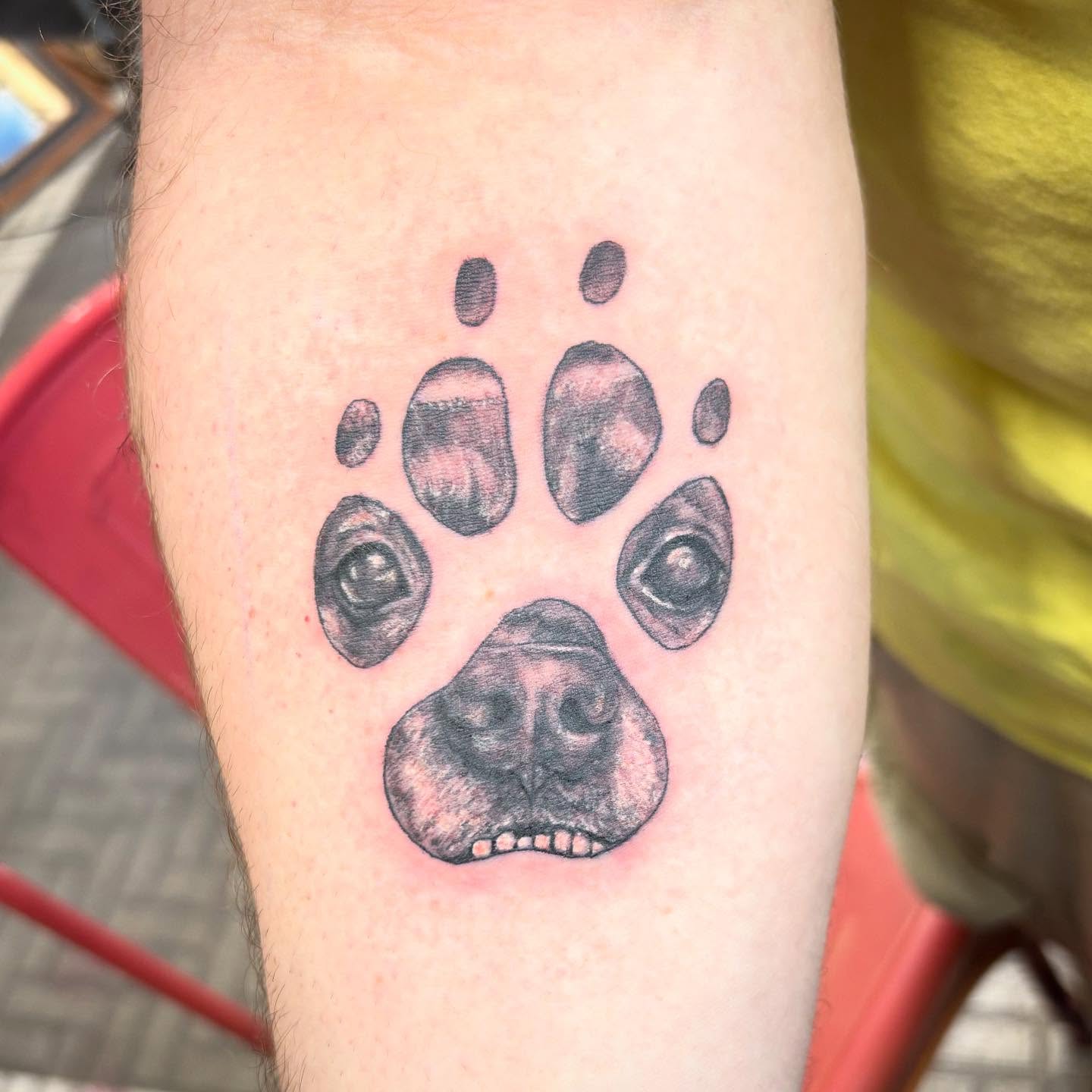 Tattoo by @stefanhagartattooer — dotwork, realism