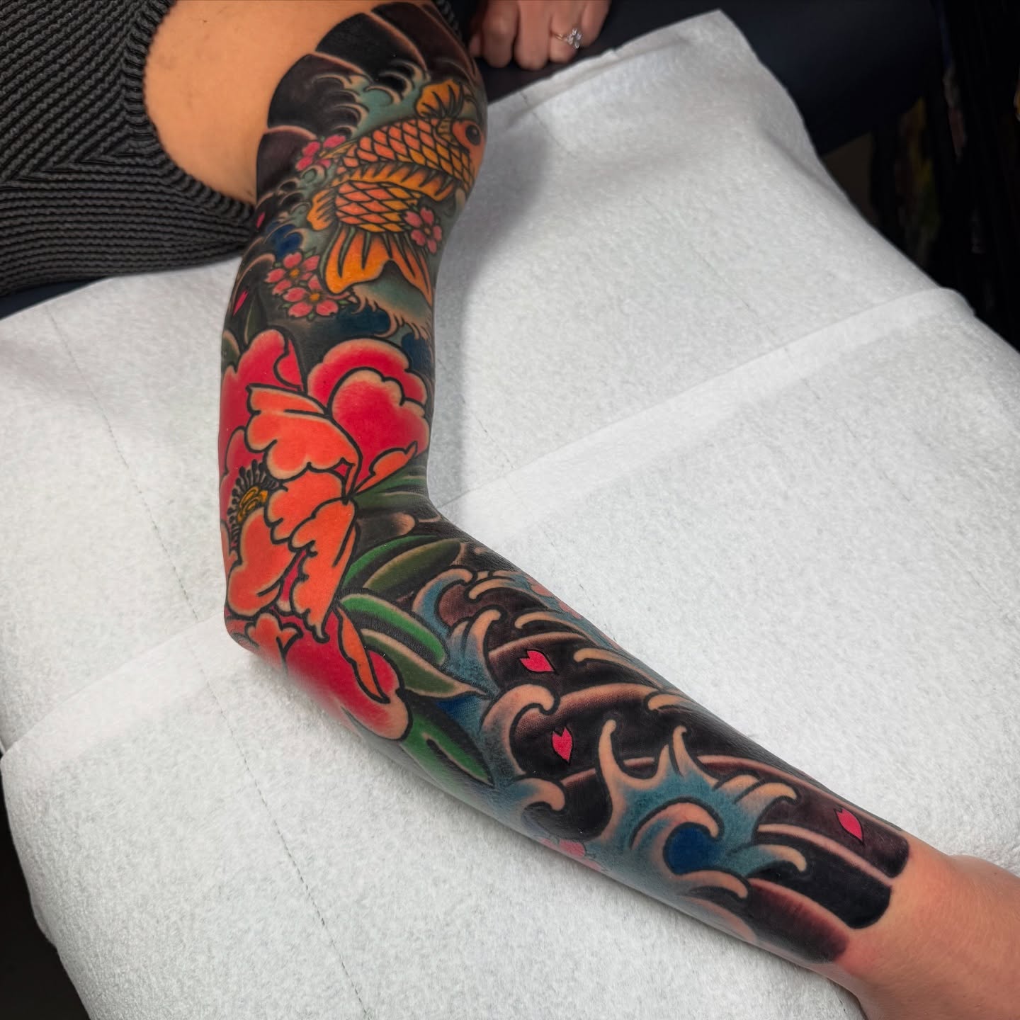Tattoo by @hooliganz_art — american_traditional, japanese_irezumi