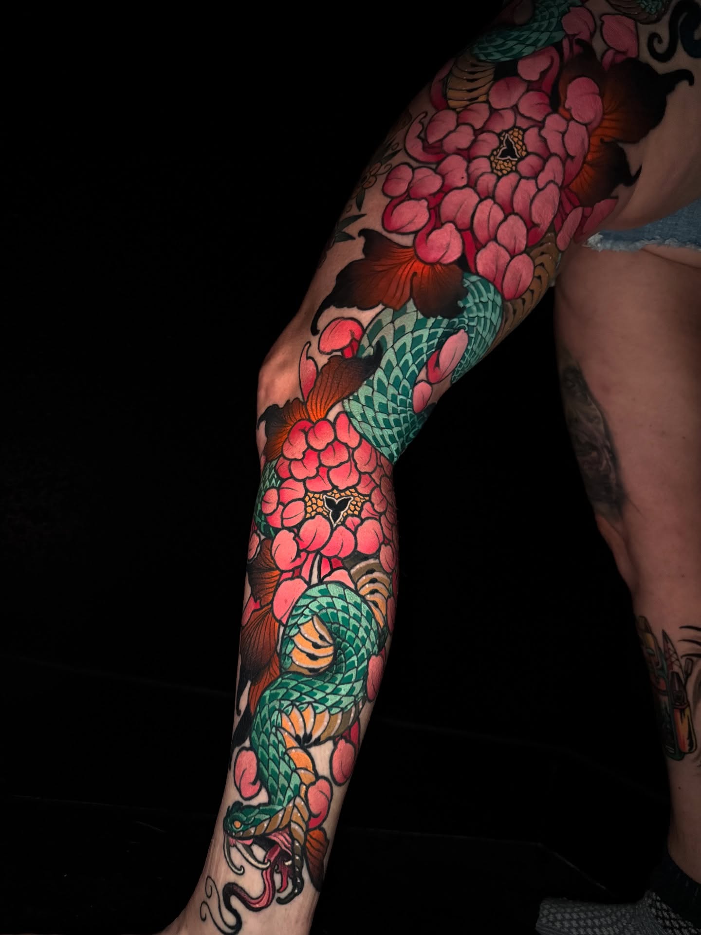 Tattoo by @chance_tattoos — american_traditional, japanese_irezumi