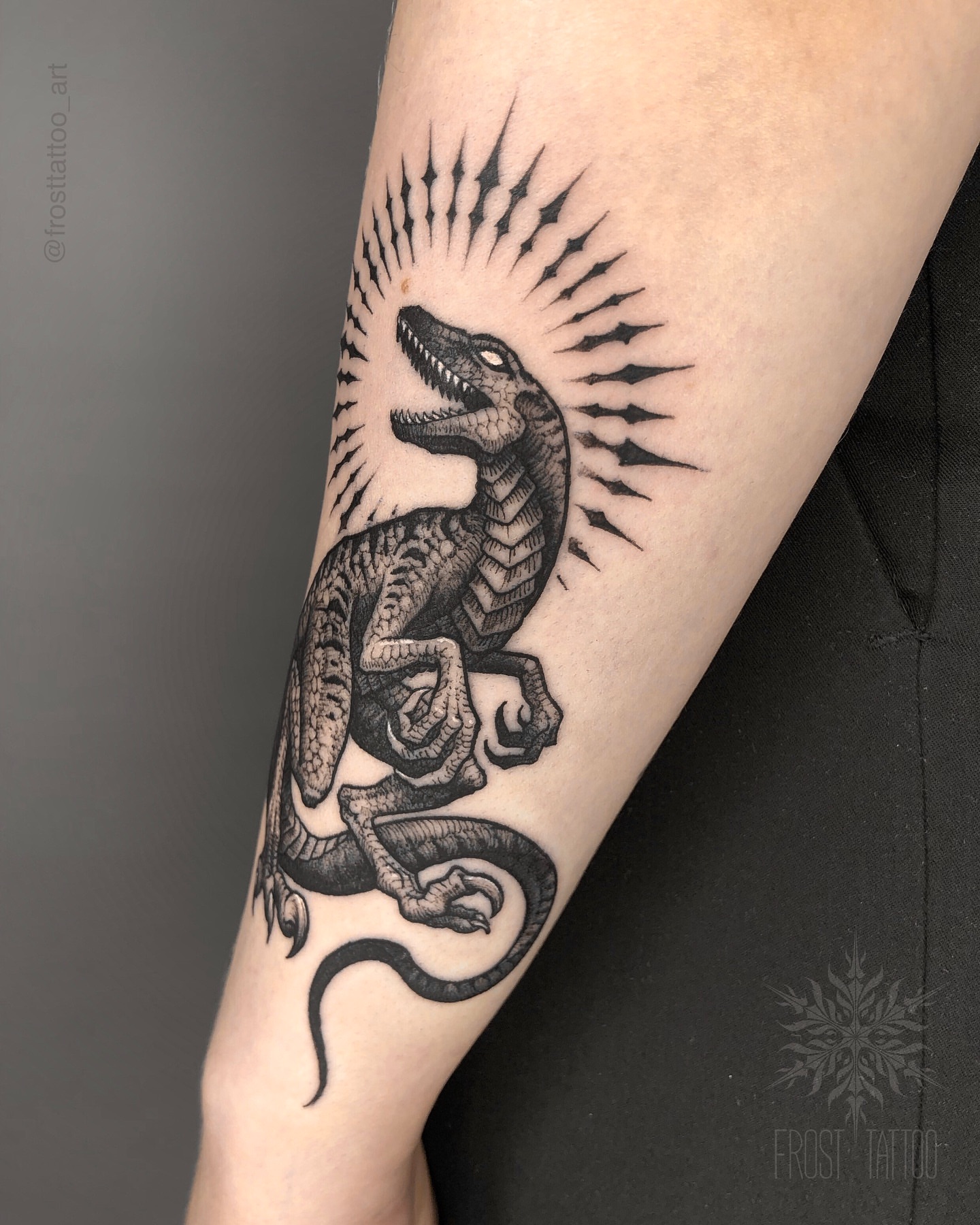 Tattoo by @frosttattoo_art — black_and_grey